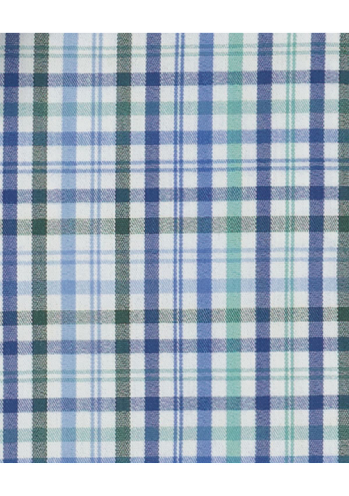 Boys 8-20 Long Sleeve Melstone Plaid Poplin Shirt (Extended Size)