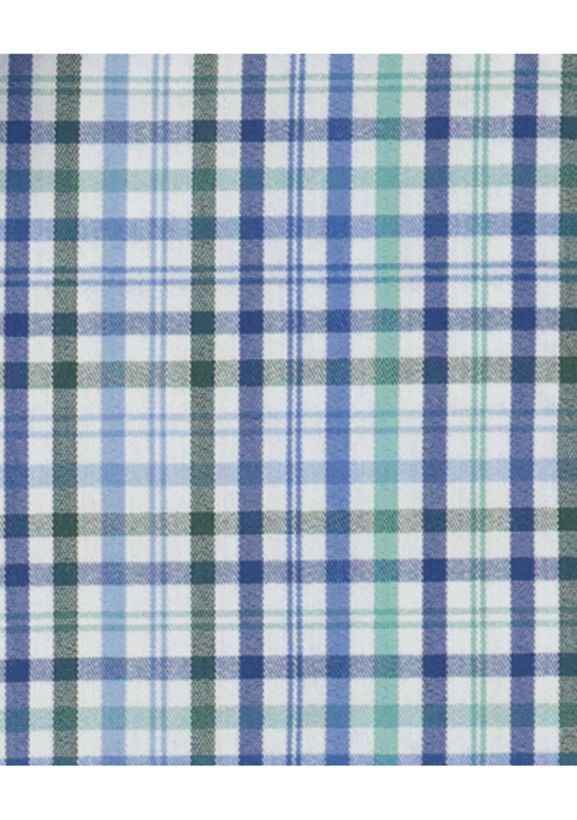 Boys 8-20 Long Sleeve Melstone Plaid Poplin Shirt (Extended Size)