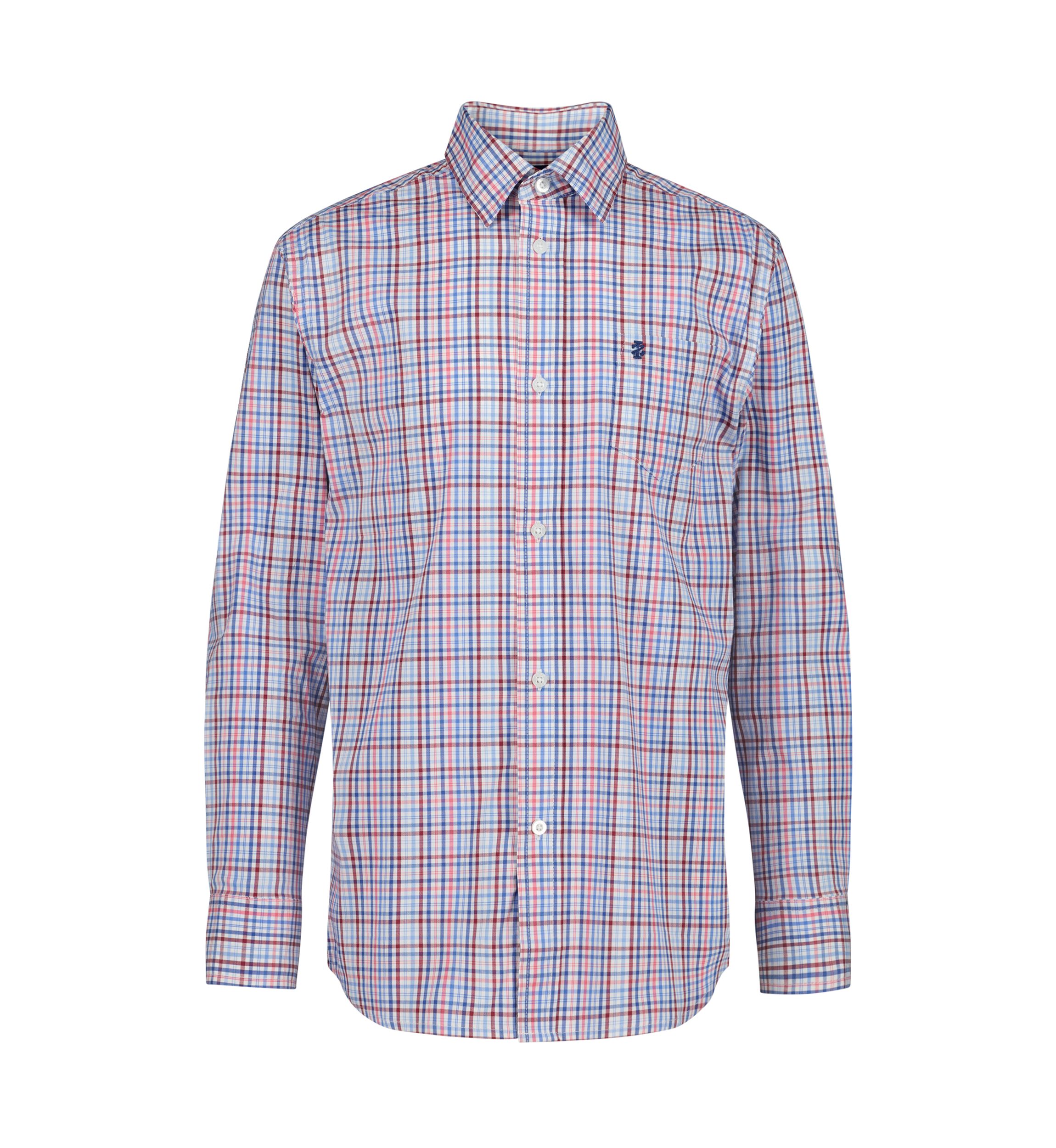 Boys 8-20 Long Sleeve Melstone Plaid Poplin Shirt