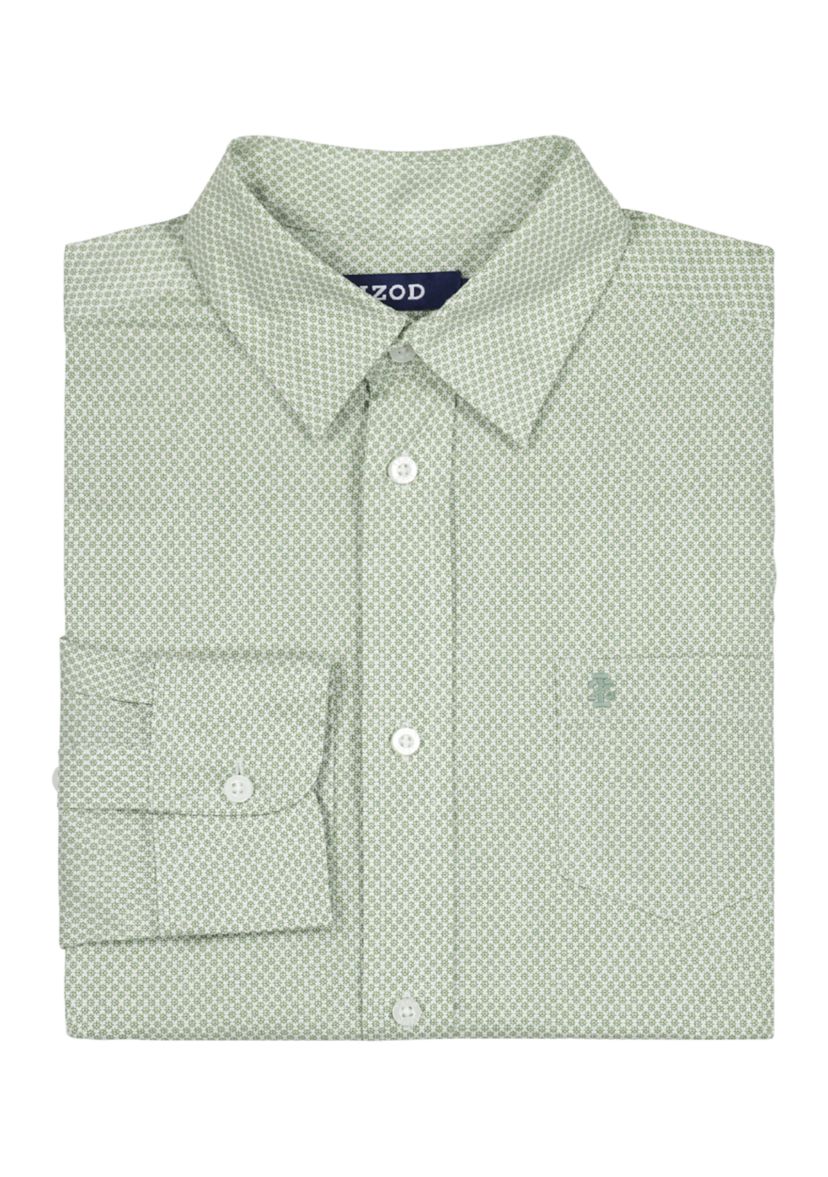 Boys 8-20 Long Sleeve Helm Poplin Shirt