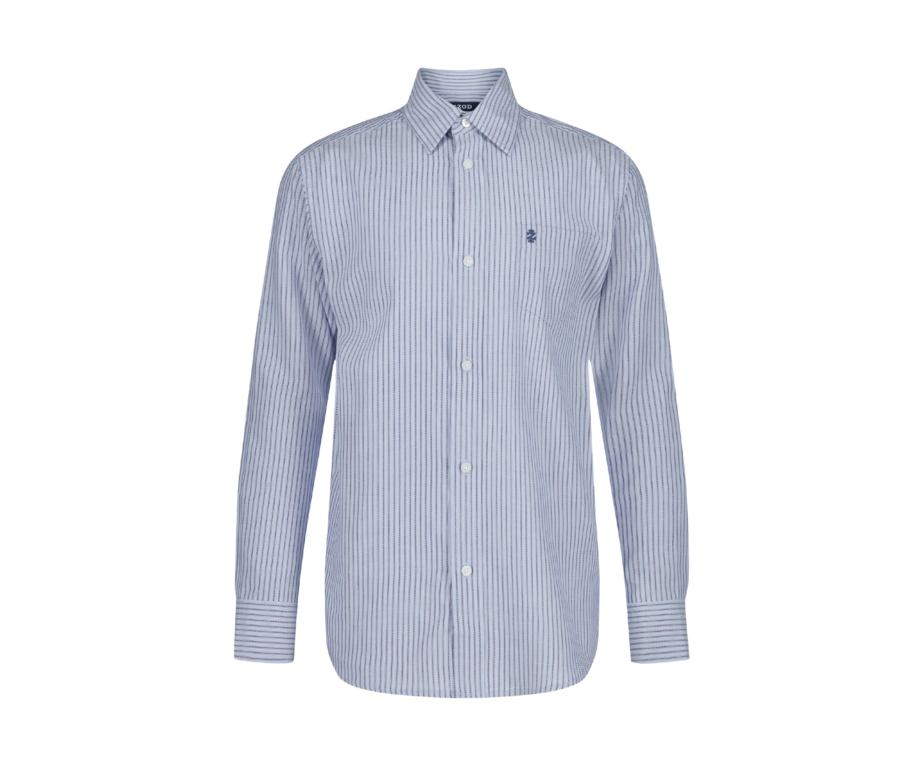 Boys 8-20 Long Sleeve Striped Poplin Shirt