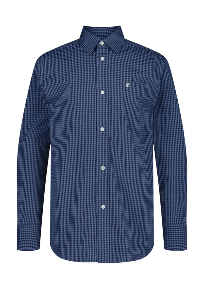 Boys 8-20 Long Sleeve Missoula Gingham Plaid Shirt (Extended Size)