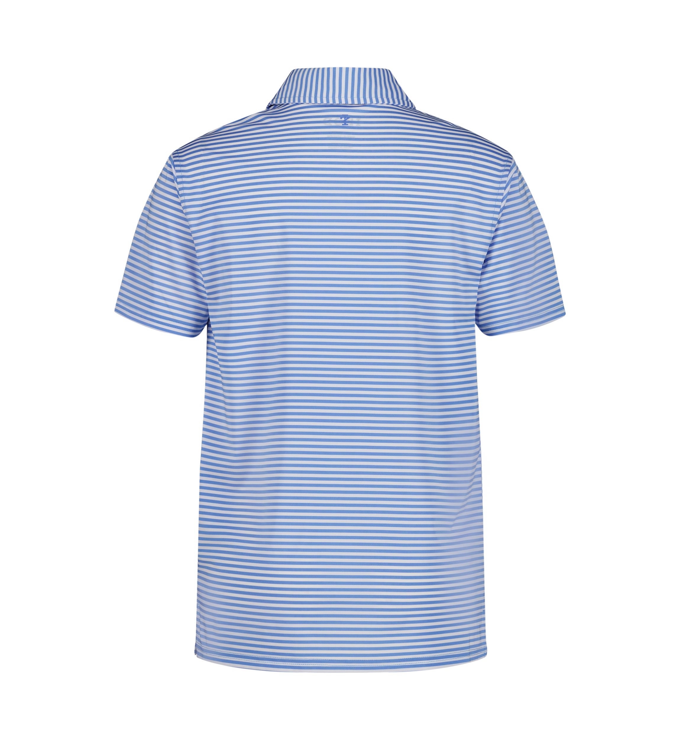Boys 8-20 Husky Short Sleeve Greenie Stripe Performance Polo Shirt