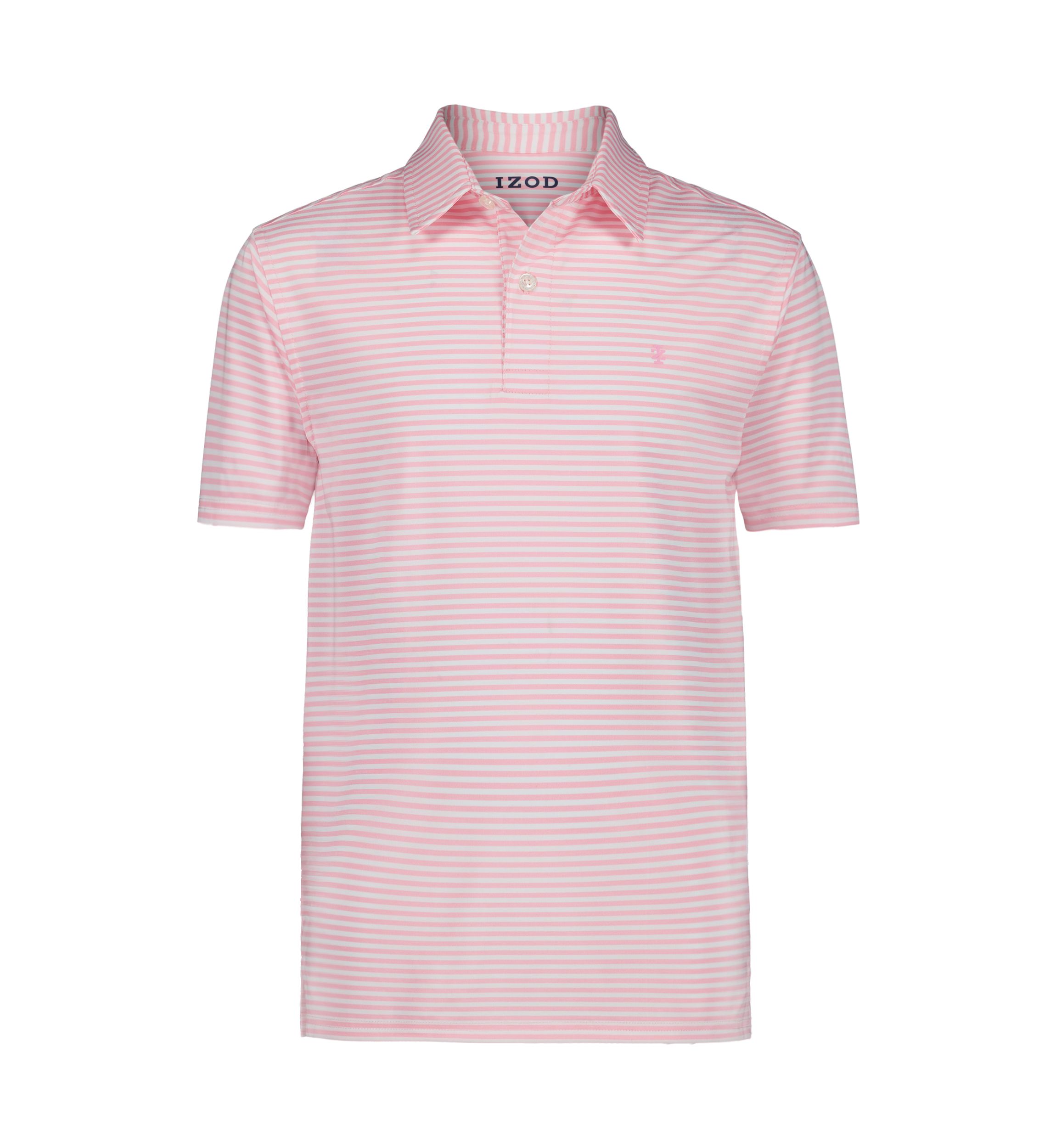 Boys 4-7 Short Sleeve Greenie Stripe Performance Polo Shirt