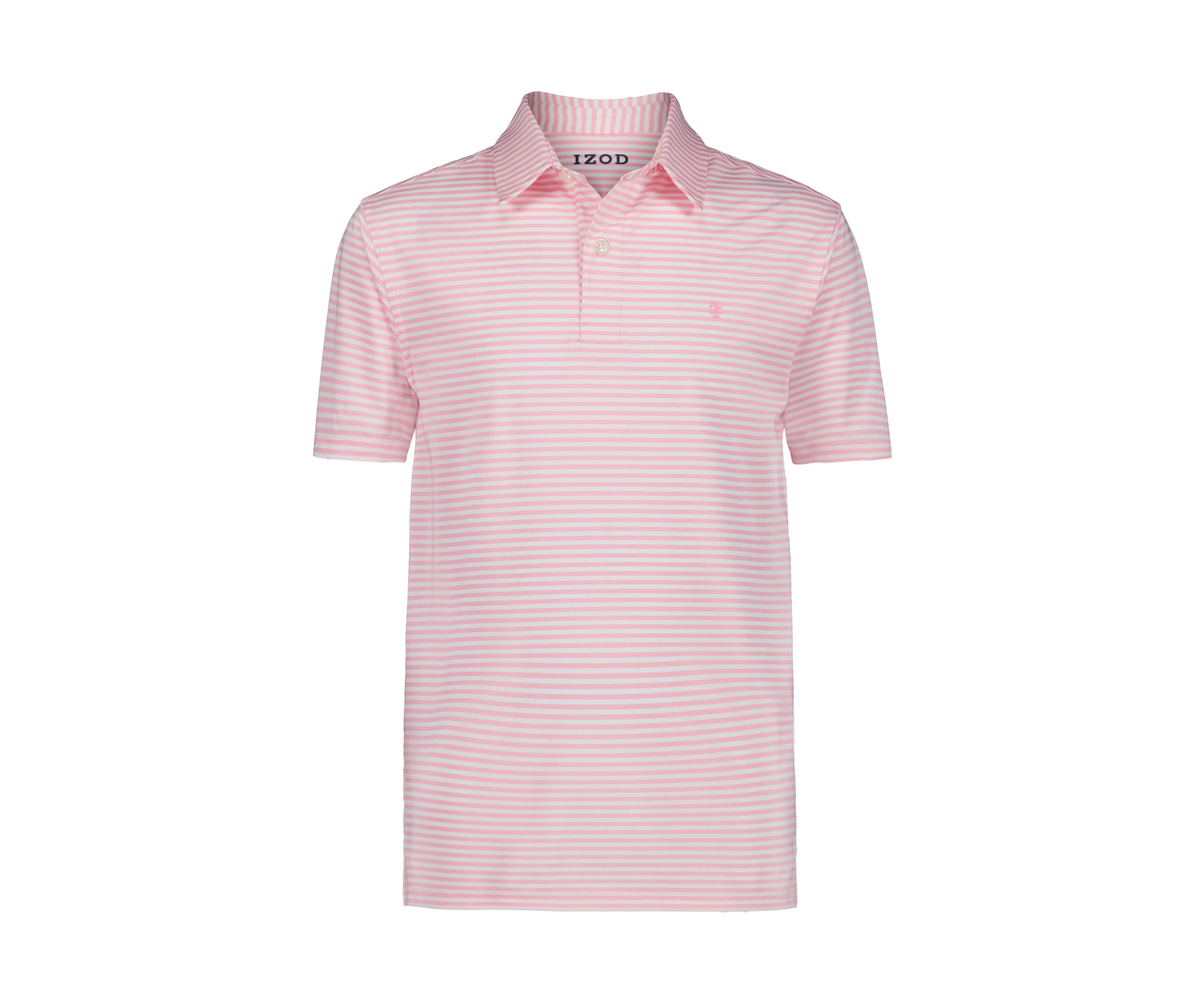 Boys 8-20 Short Sleeve Greenie Stripe Performance Polo Shirt