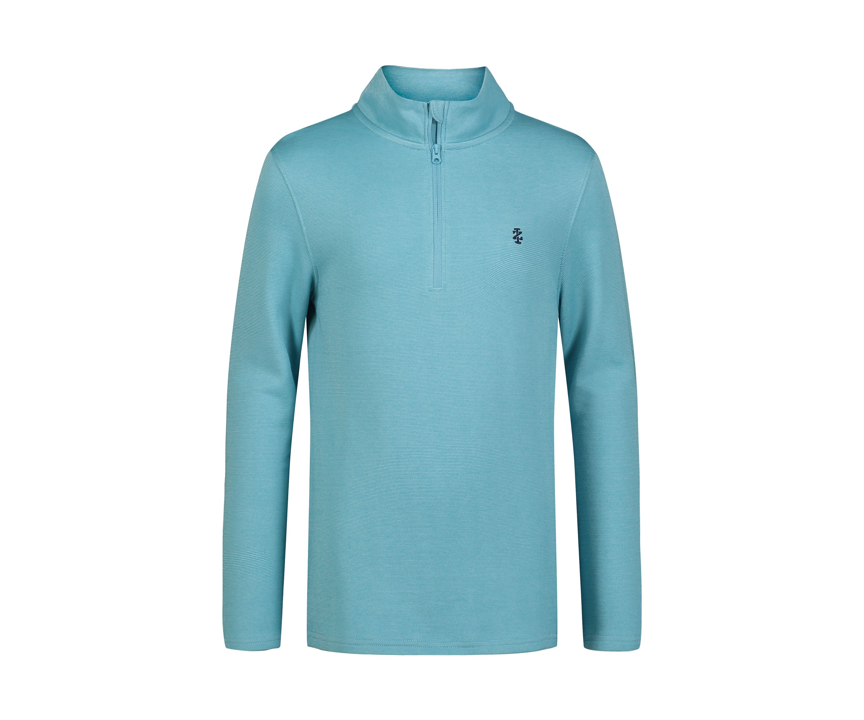 Boys 8-20 Cotton Blend Knit 1/4-Zip Feeder Stripe Pullover