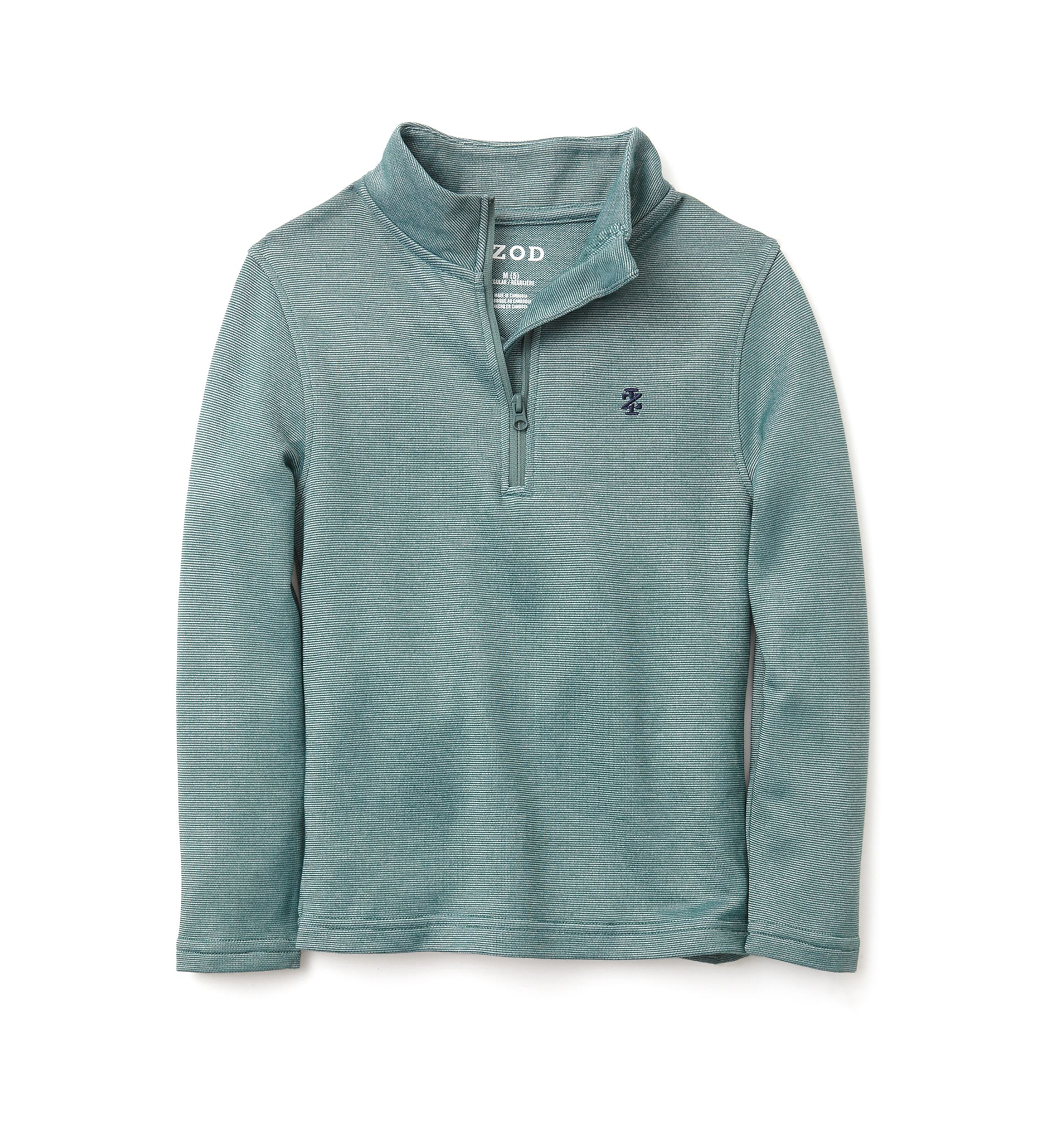 Boys 4-7 Feeder Stripe 1/4 Zip Sweater