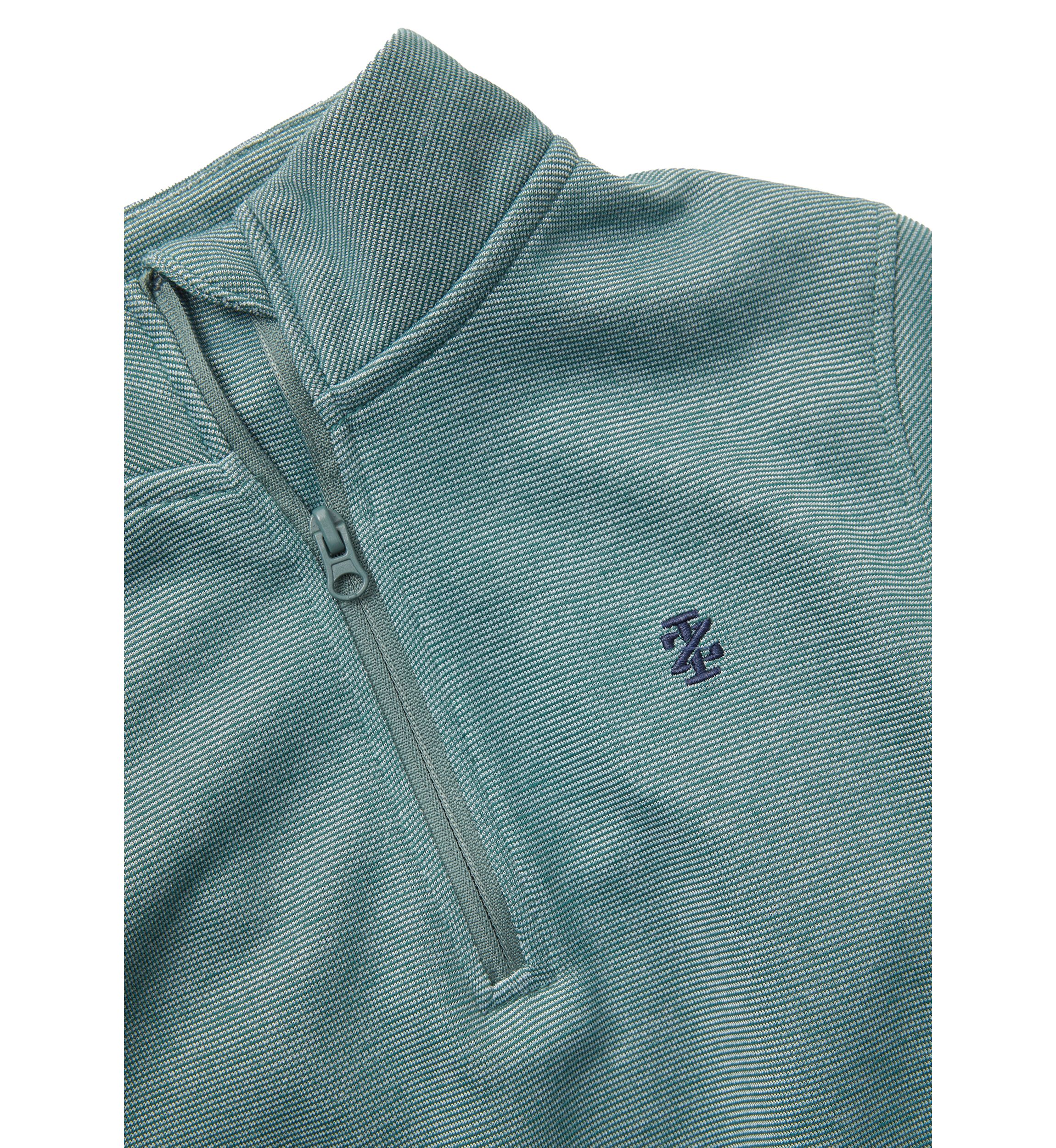 Boys 4-7 Feeder Stripe 1/4 Zip Sweater