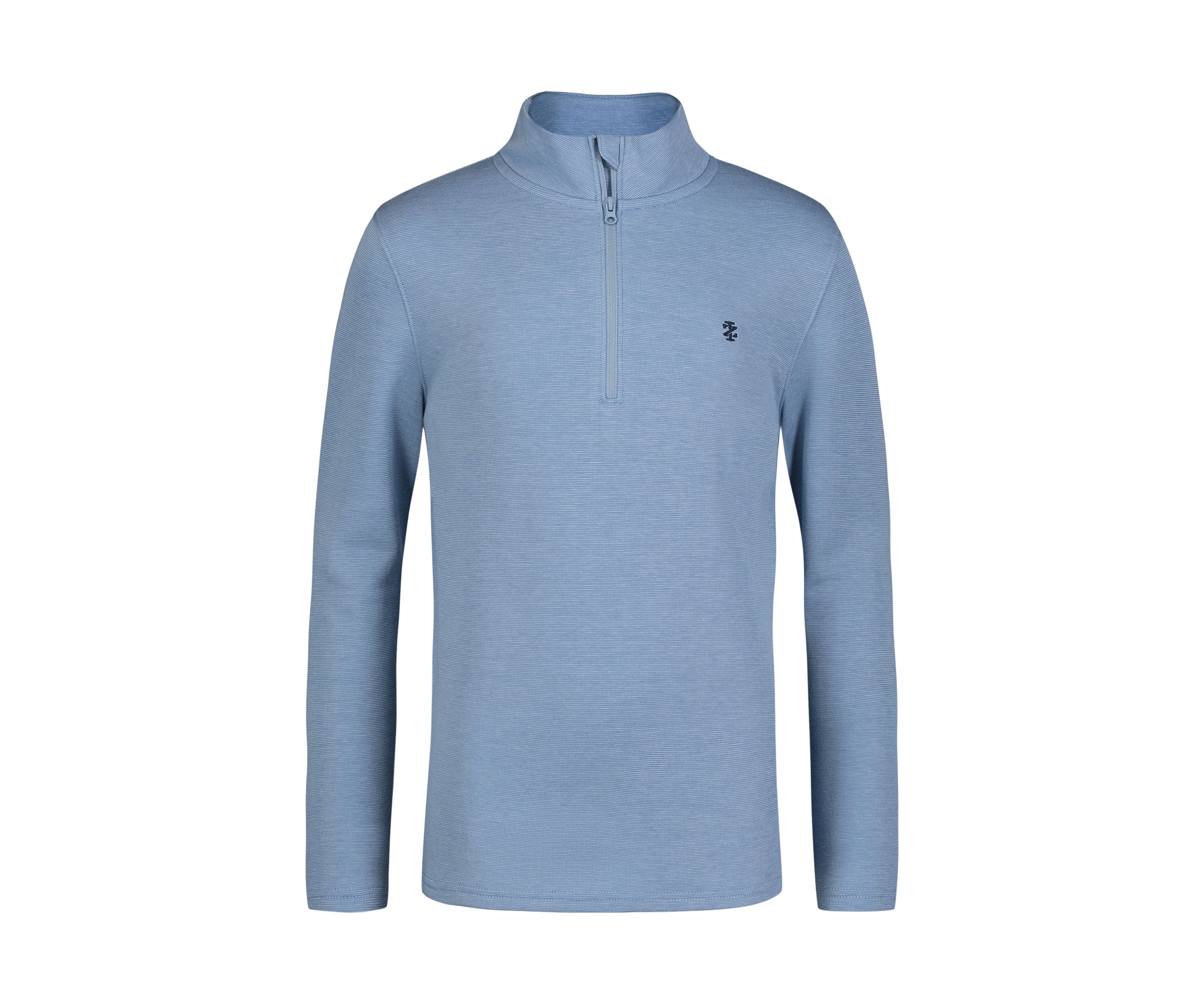 Boys 4-7 Long Sleeve Feeder Stripe 1/4 Zip Sweater