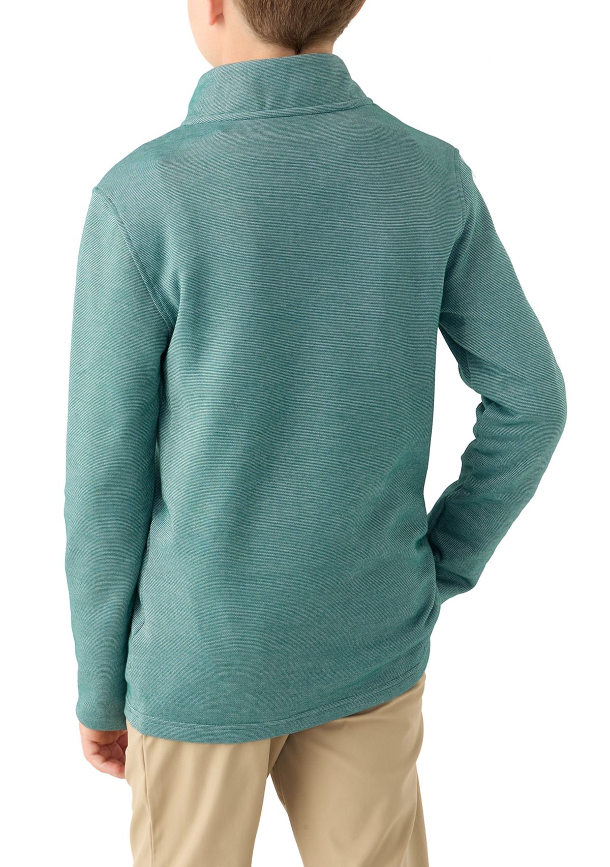 Boys 8-20 Feeder Stripe 1/4 Zip Sweater