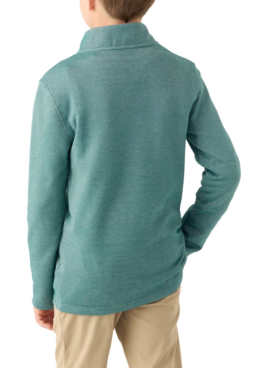 Boys 8-20 Feeder Stripe 1/4 Zip Sweater