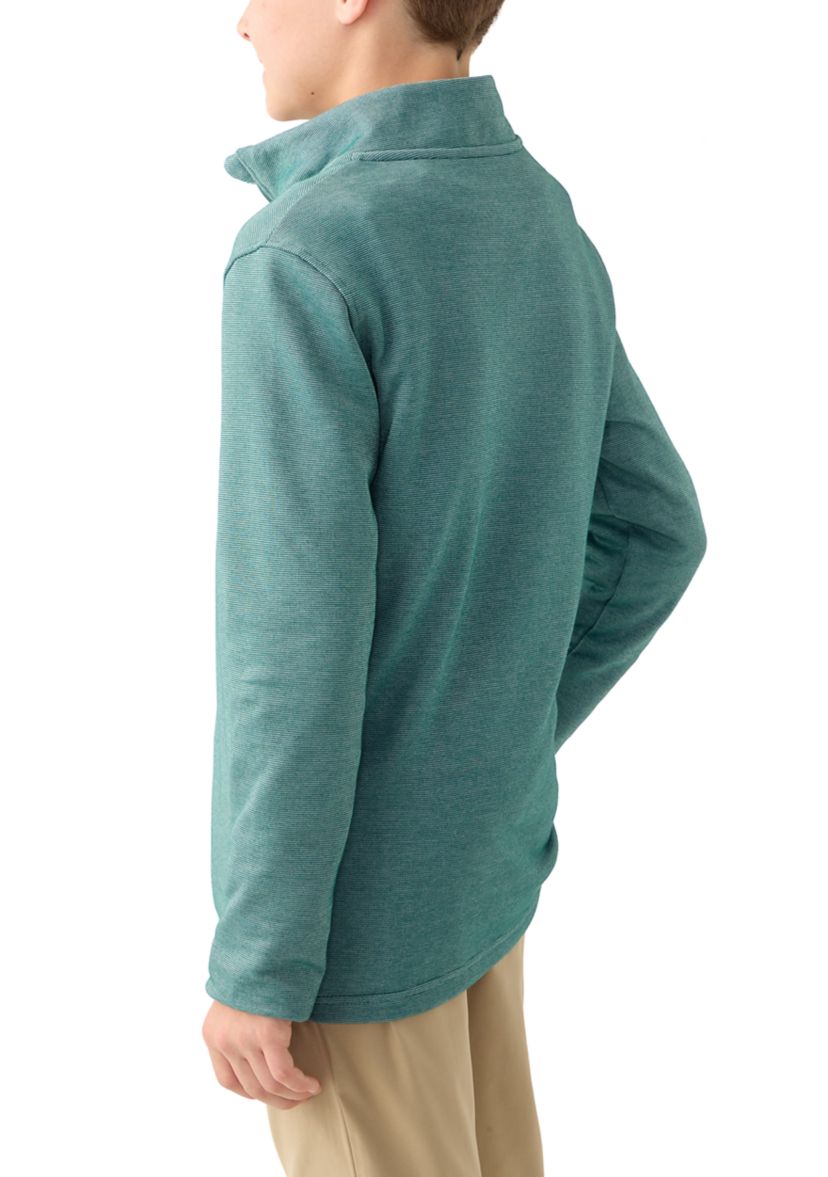 Boys 8-20 Feeder Stripe 1/4 Zip Sweater