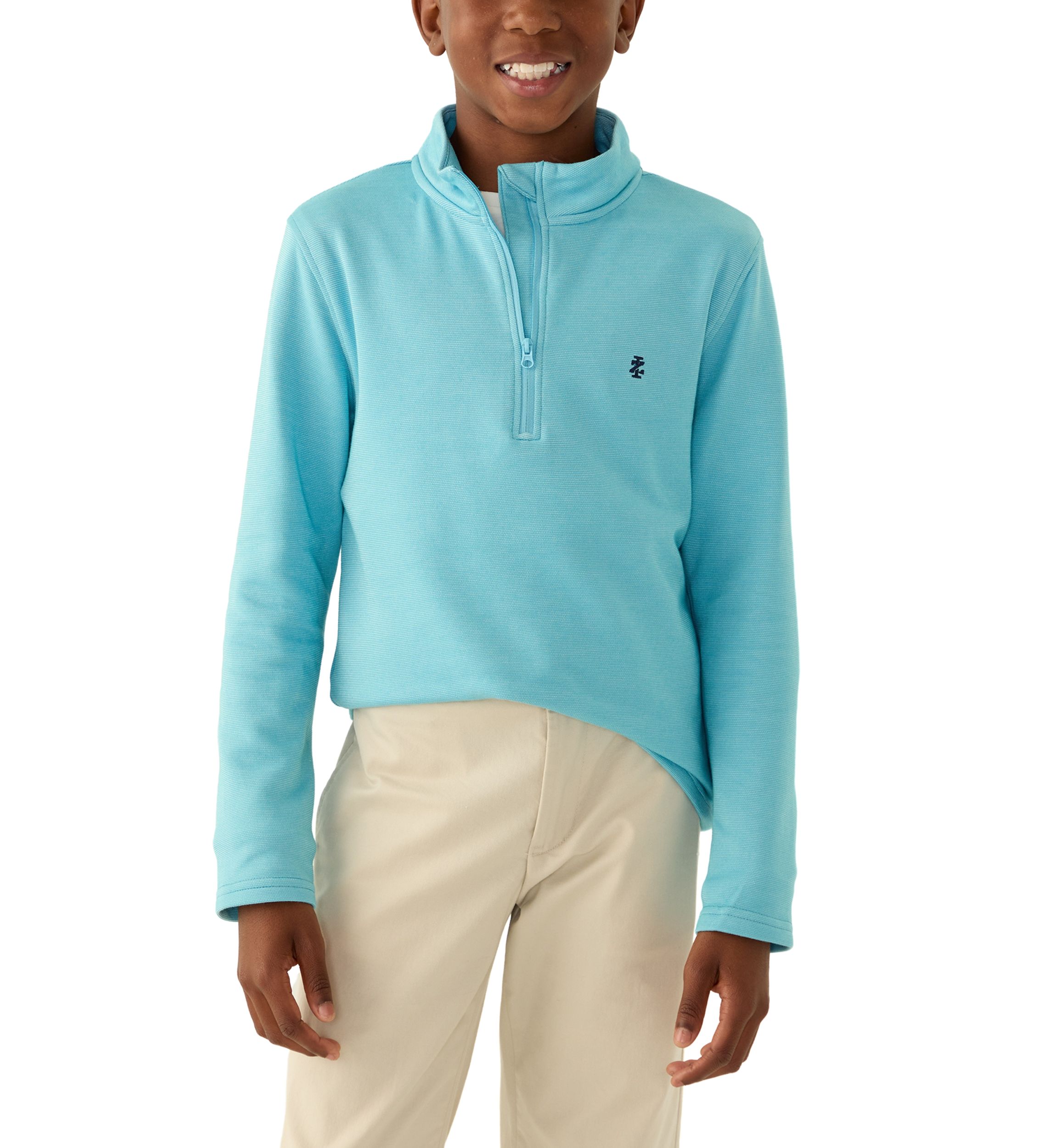 Boys 8-20 Feeder Stripe 1/4 Zip Sweater