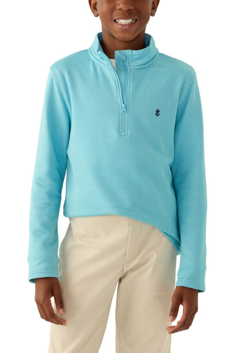Boys 8-20 Feeder Stripe 1/4 Zip Sweater