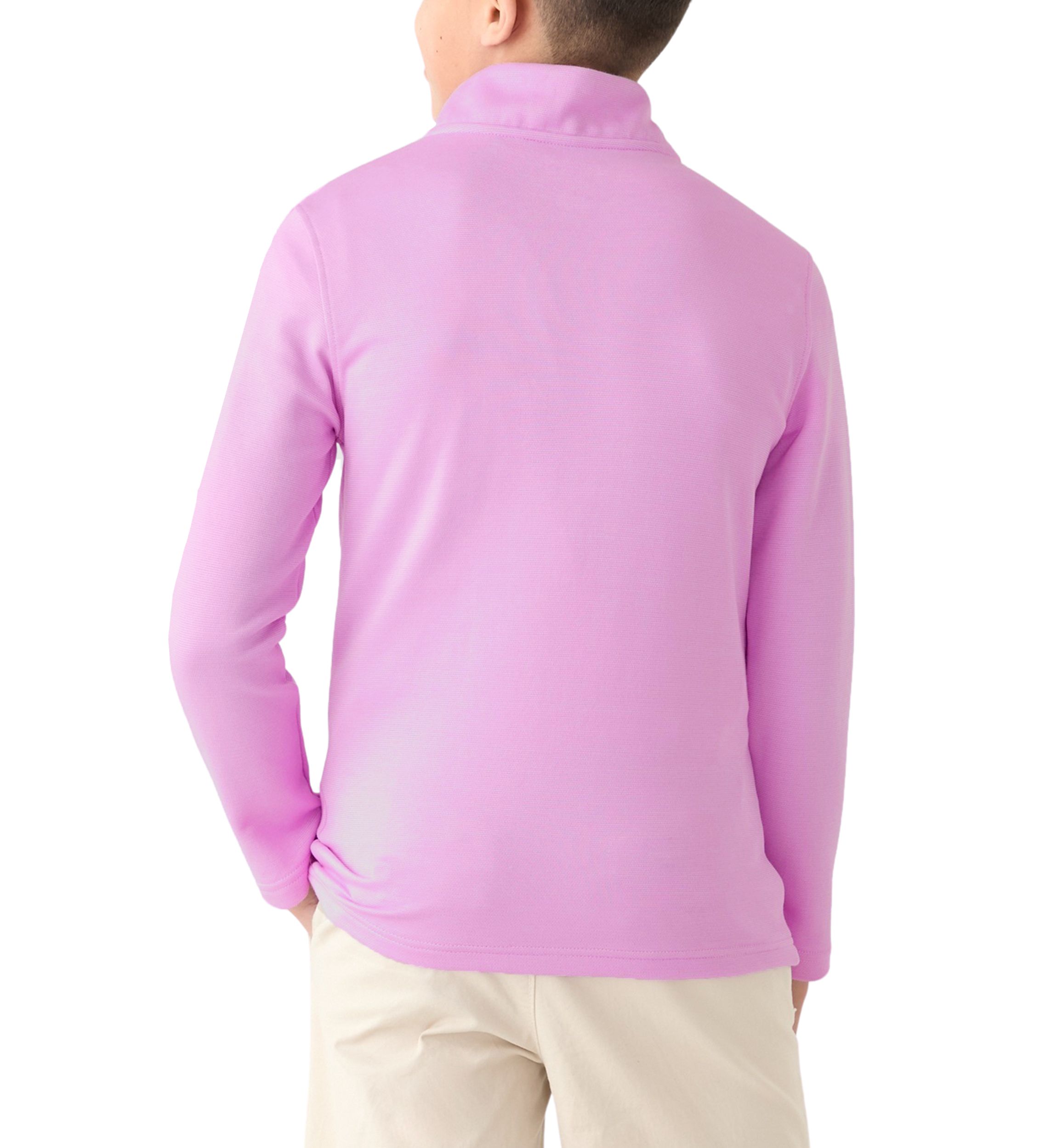 Boys 8-20 Long Sleeve Feeder Stripe 1/4 Zip Pullover Sweatshirt