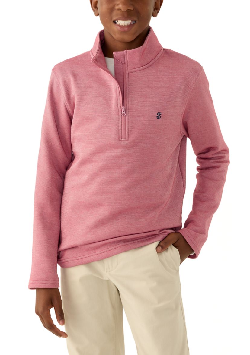 Boys 8-20 Feeder Stripe 1/4 Zip Sweater