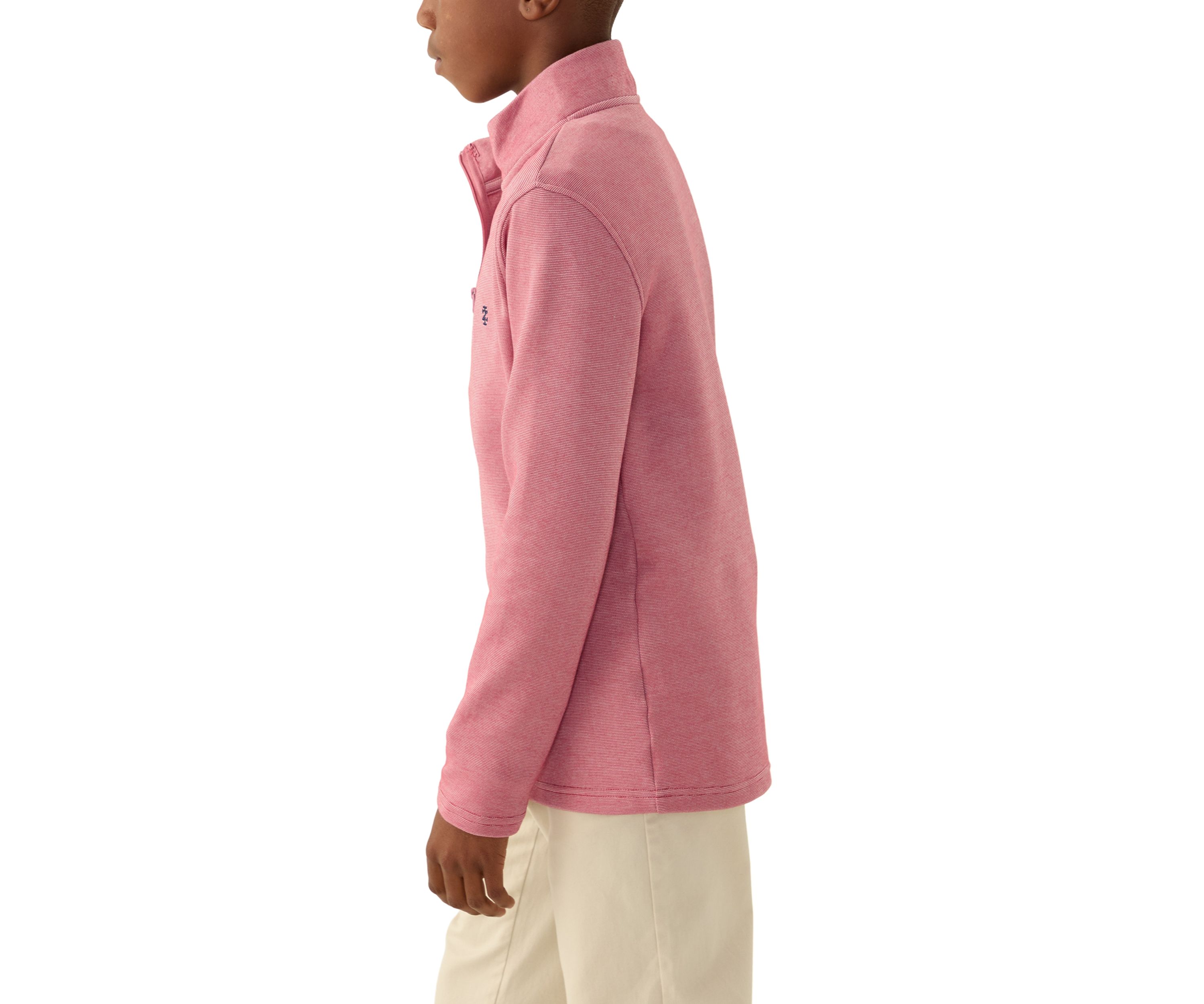 Boys 8-20 Feeder Stripe 1/4 Zip Sweater