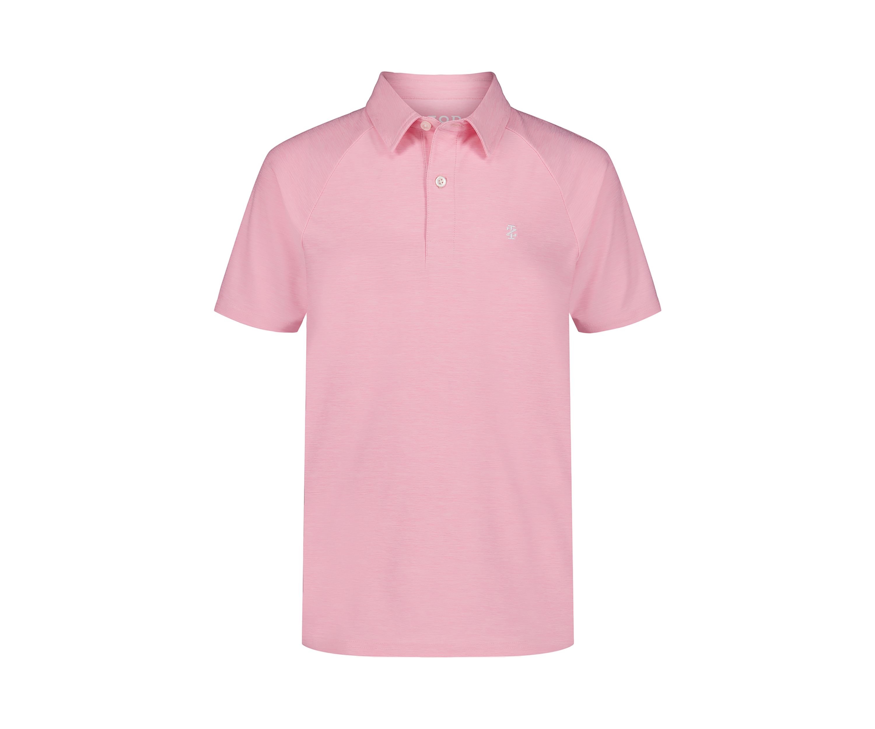 Boys 8-20 Short Sleeve Raglan Marled Polo Shirt 