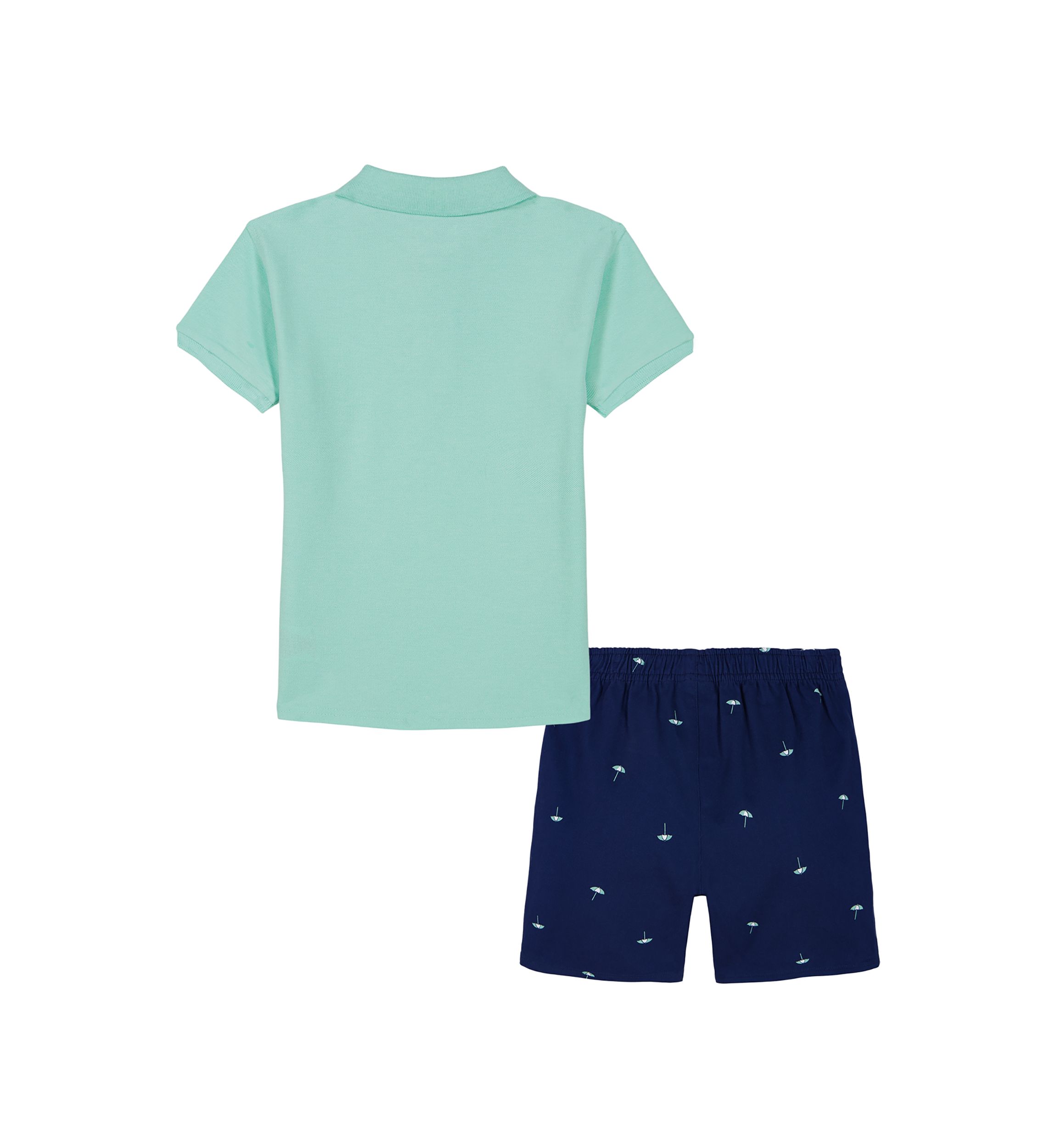 Boys 4-7 Pique Polo with Shifley Short Set