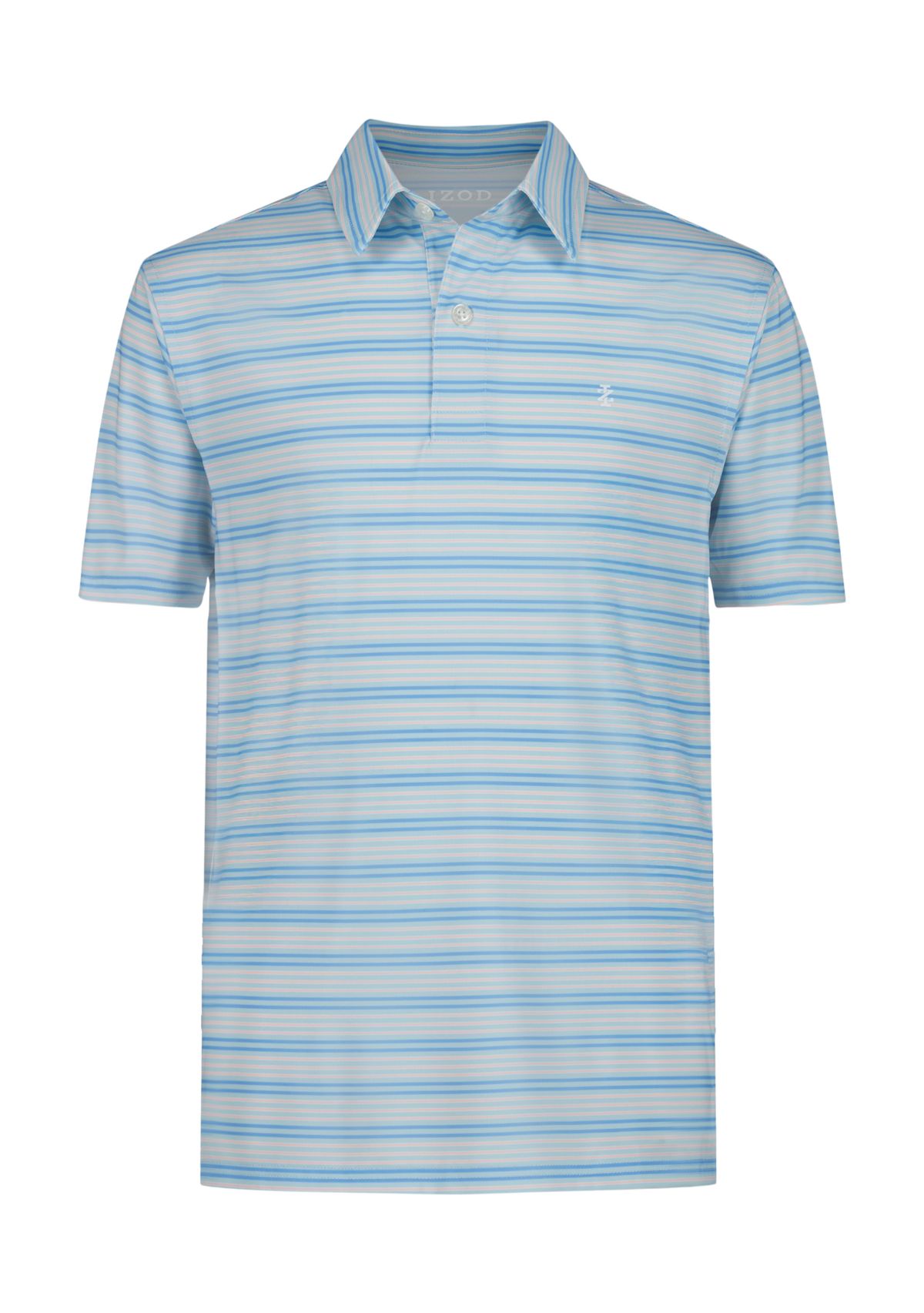 Boys 4-7 Short Sleeve Printed Clubhouse Multi Stripe Polo Shirt
