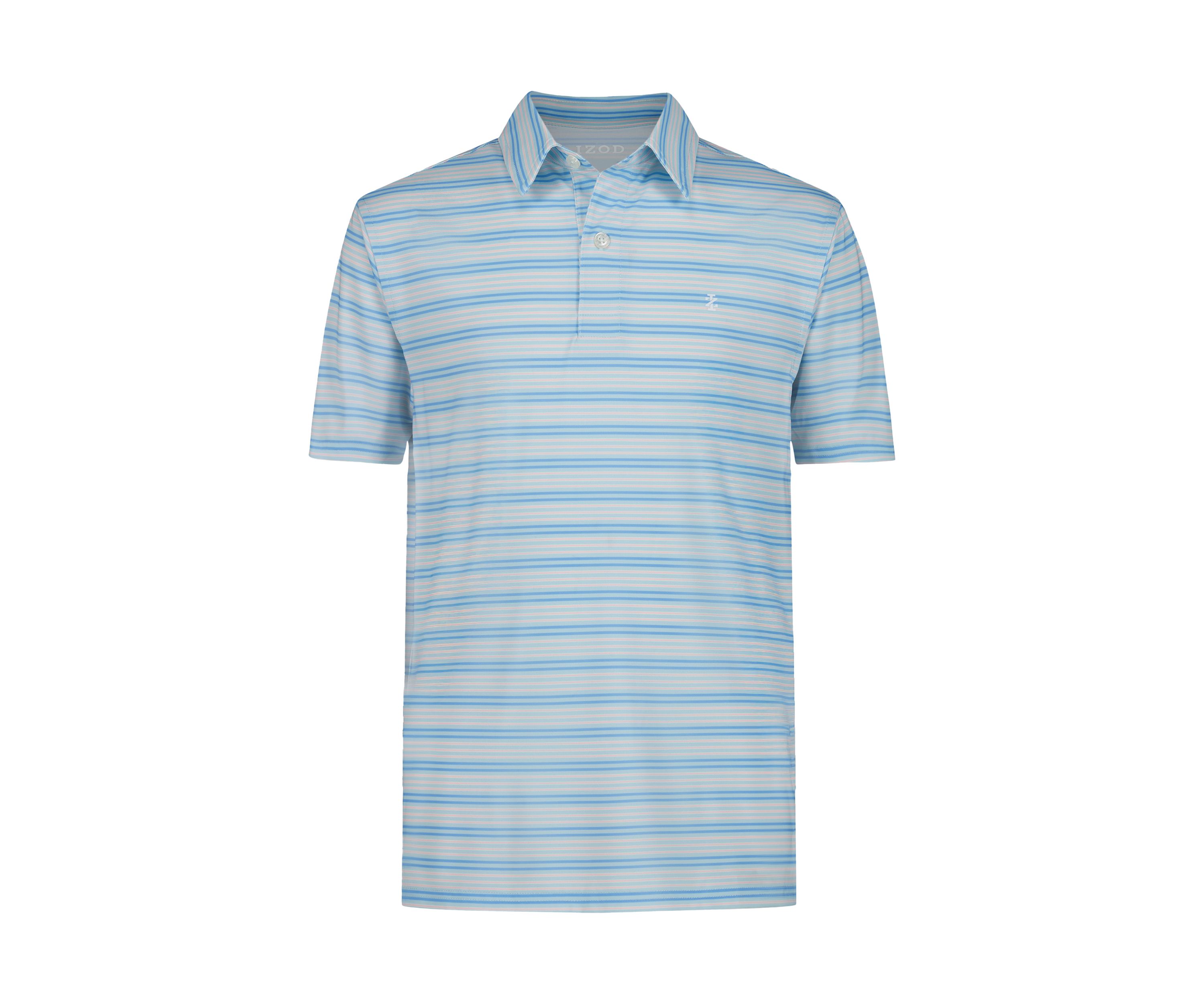 Boys 8-20 Multi Stripe Perfomance Polo Shirt