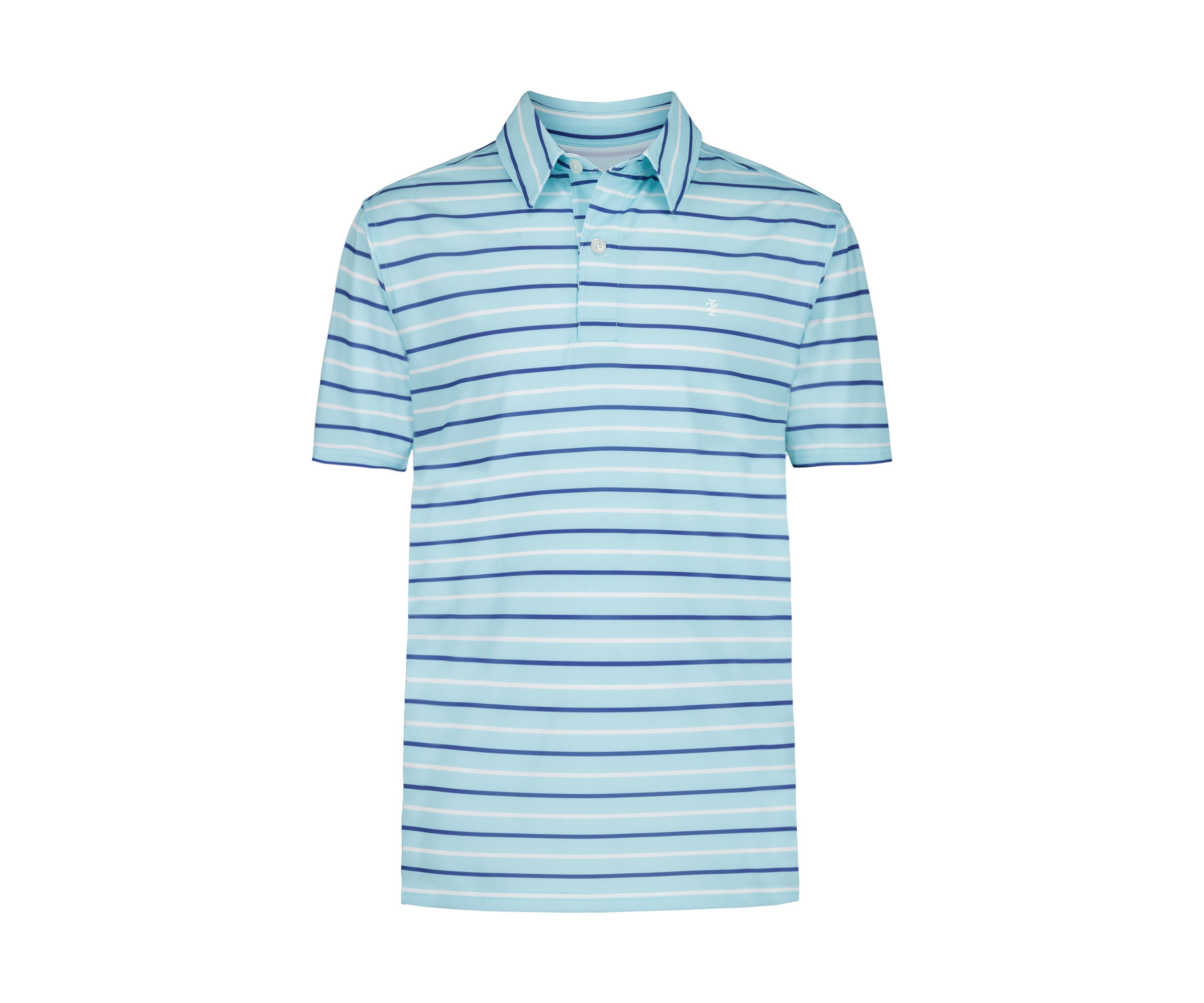 Boys 8-20 Short Sleeve Caddie Stripe Printed Performance Polo Shirt