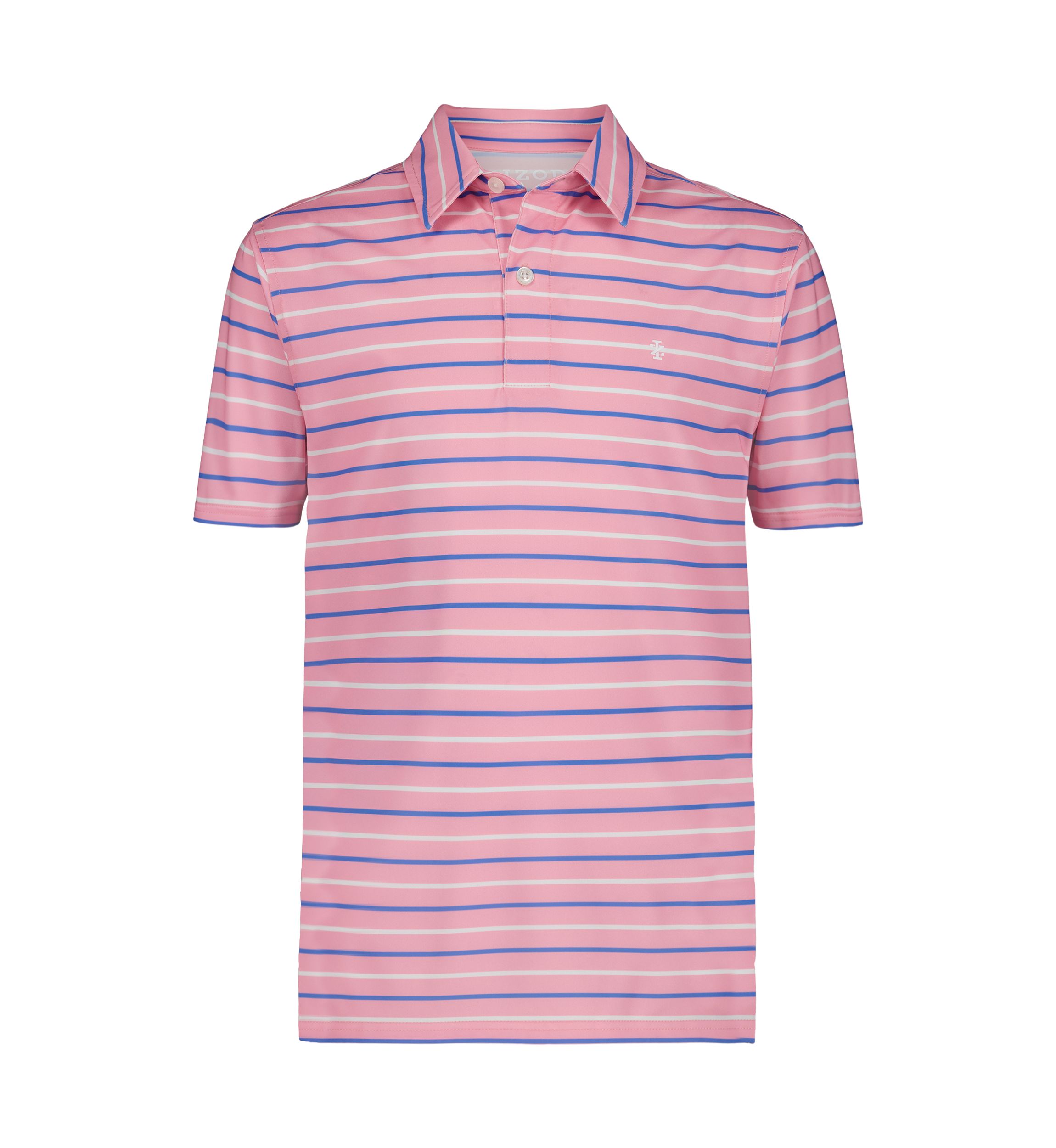 Boys 8-20 Short Sleeve Caddie Stripe Printed Performance Polo Shirt 