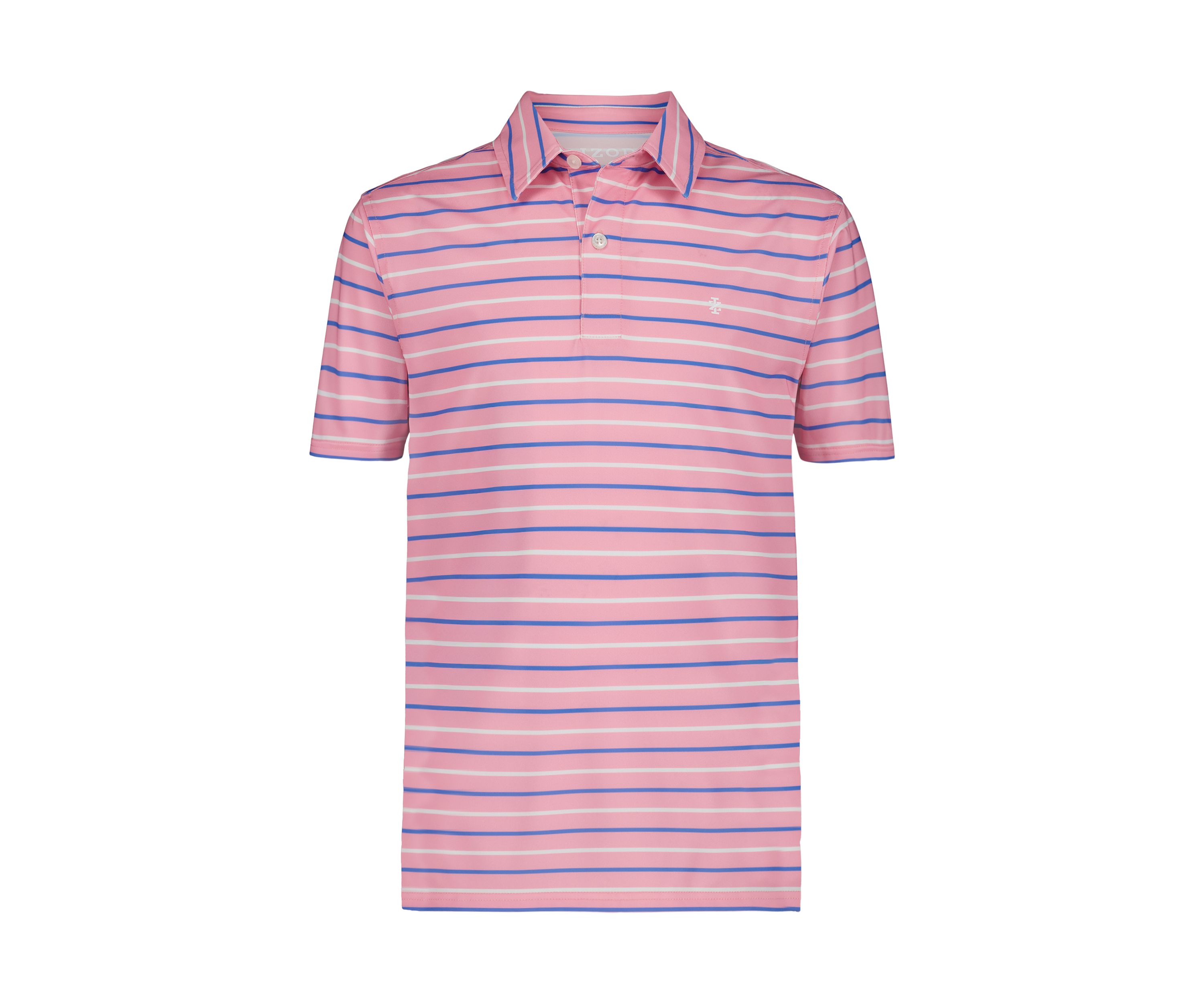 Boys 8-20 Short Sleeve Caddie Stripe Printed Performance Polo Shirt 