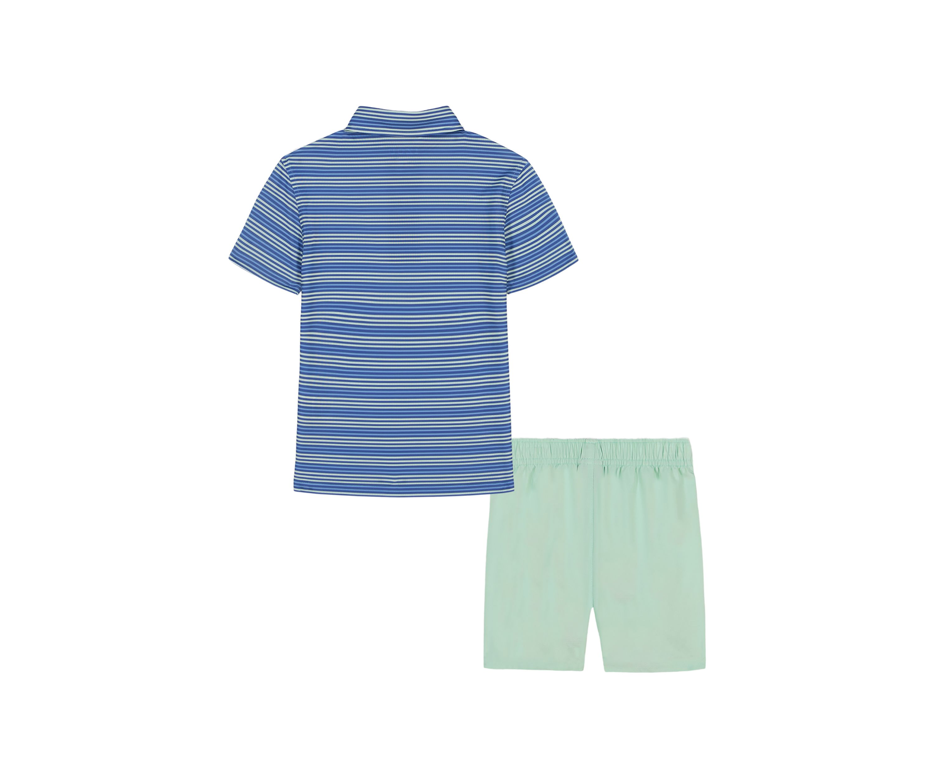 Boys 4-7 Multi Stripe Polo Shirt and Shorts Set