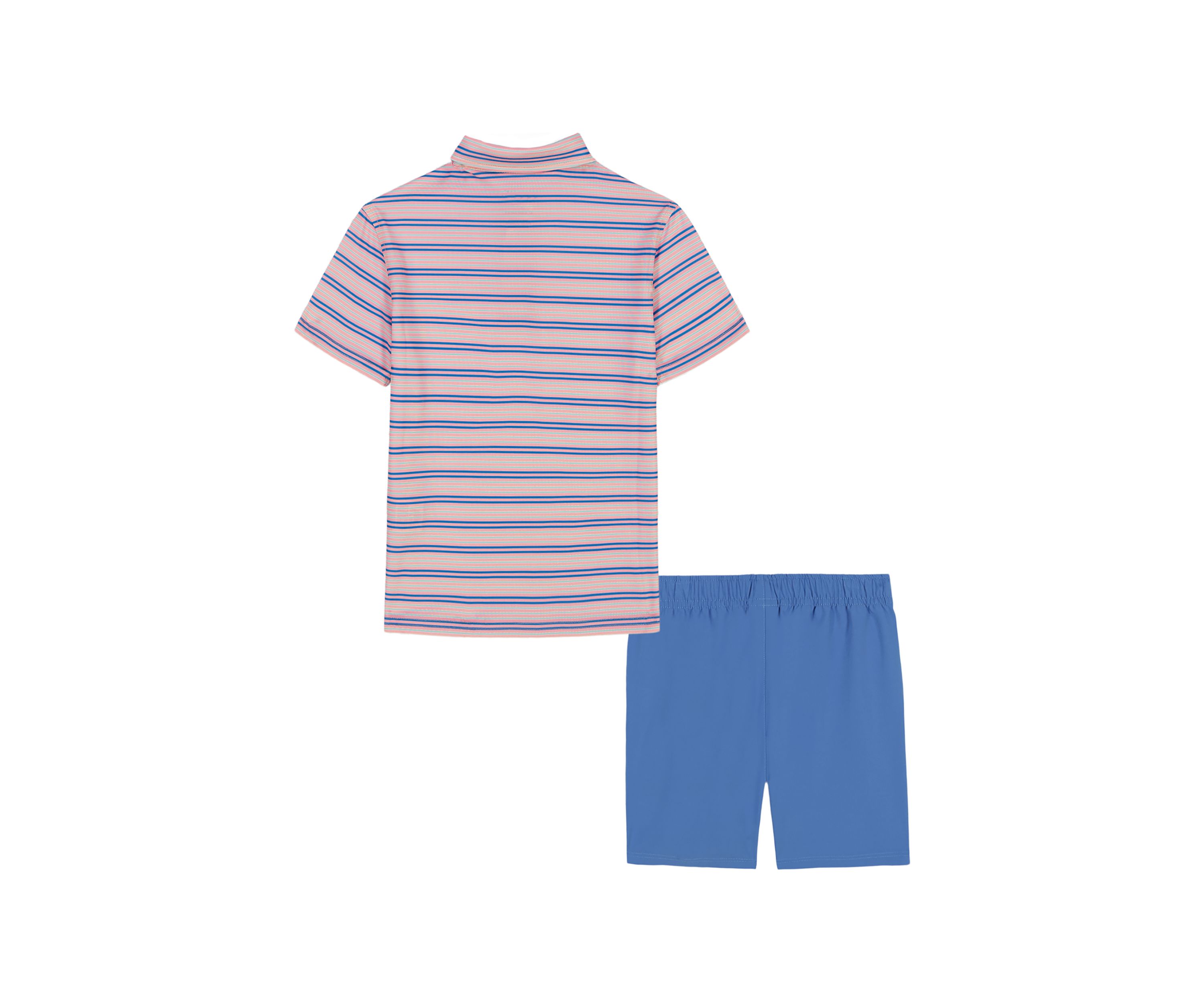 Boys 4-7 Multi Stripe Polo Shirt and Shorts Set