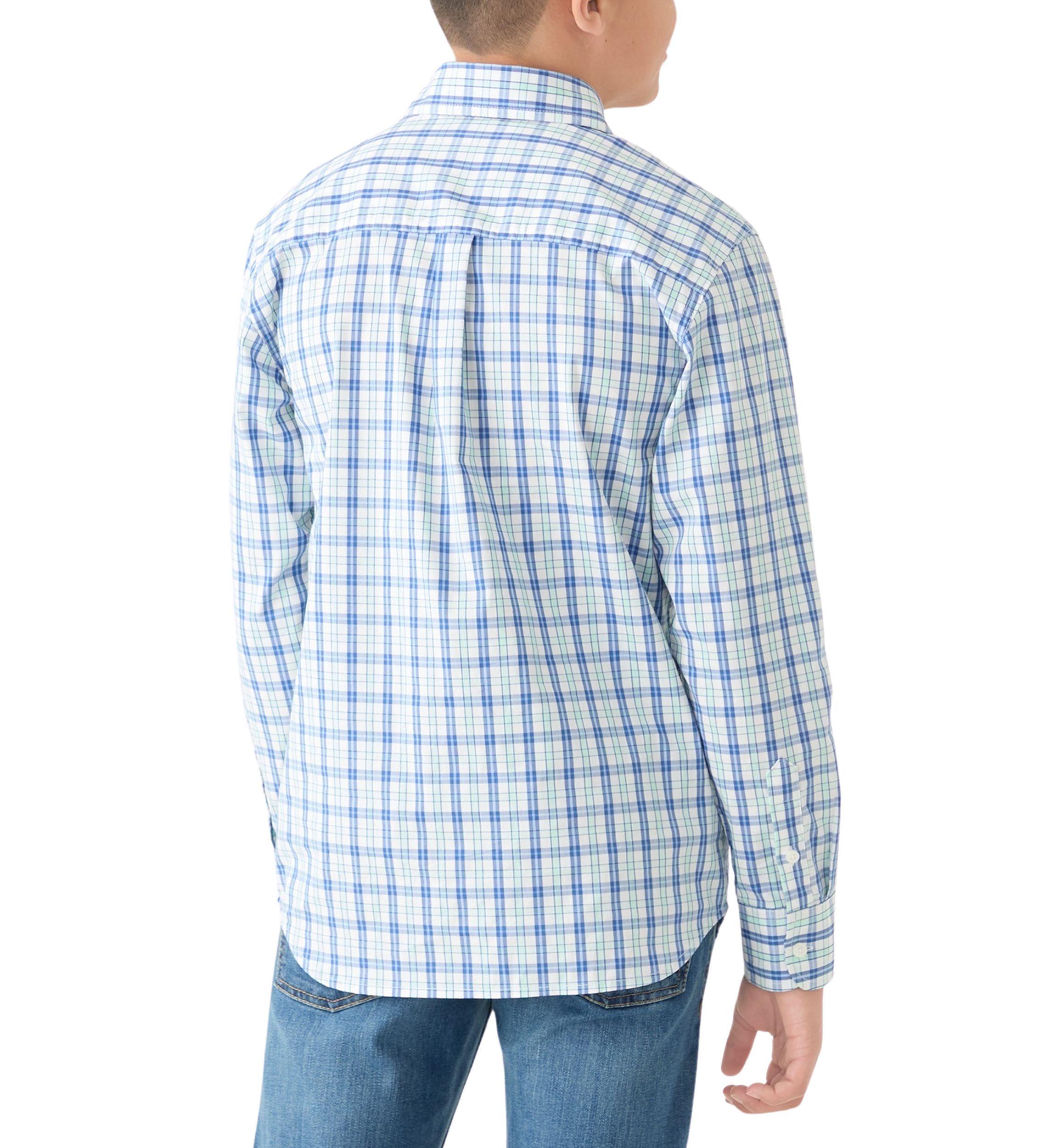 Boys 8-20 Long Sleeve Comfort Poplin Shirt 
