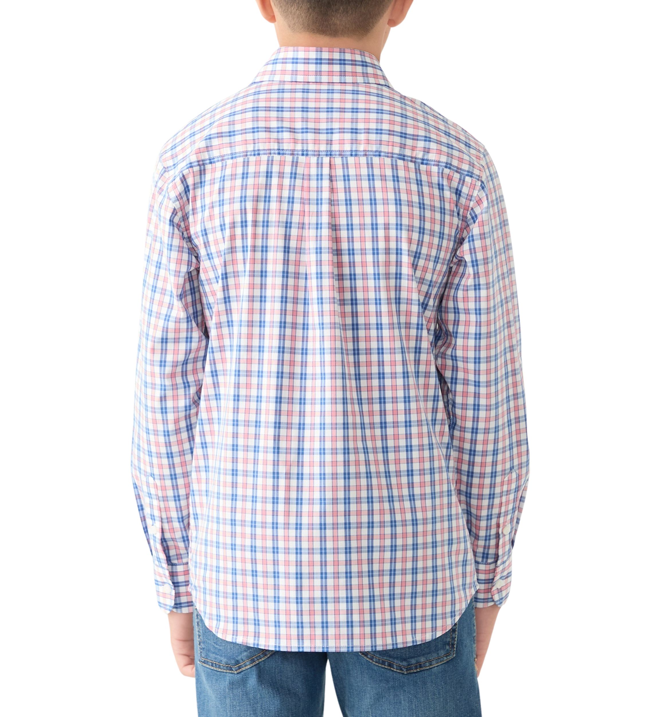 Boys 8-20 Long Sleeve Comfort Poplin Shirt 