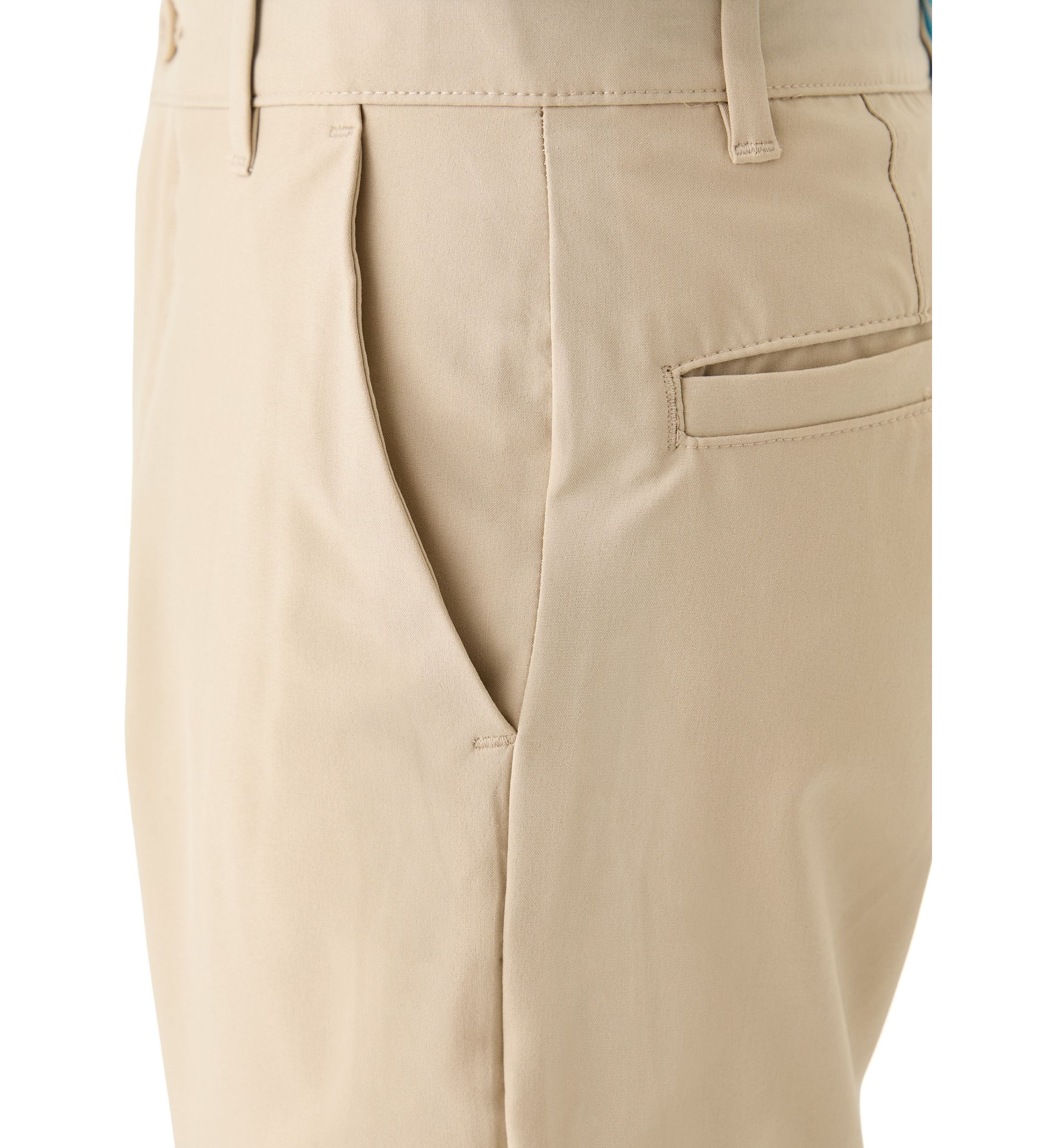 Boys 8-20 Husky Flat Front Solid Stretch Performance Shorts