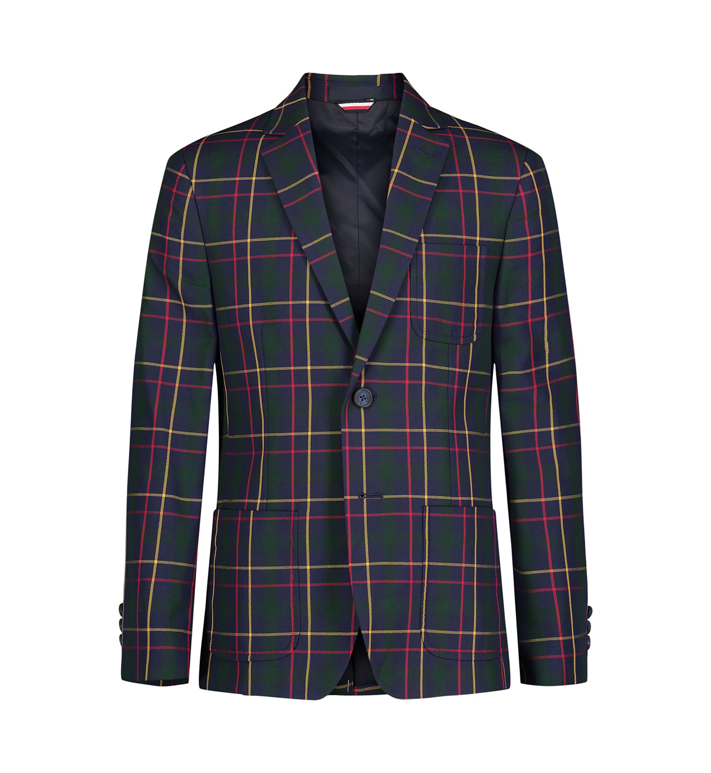 Boys 8-20 Brushed Huntsman Plaid Blazer