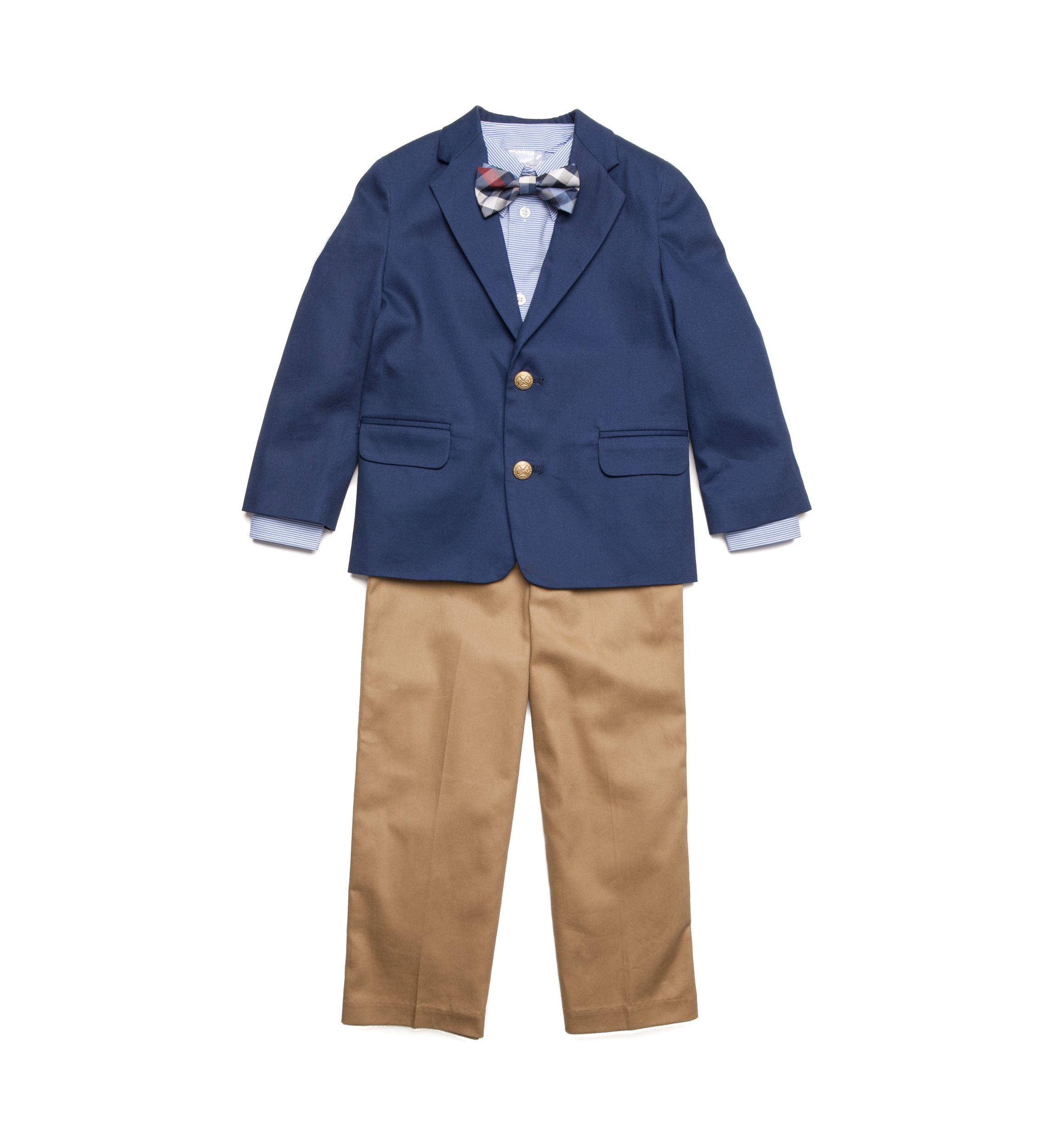 Navy Suit Jacket Set Boys 4-7