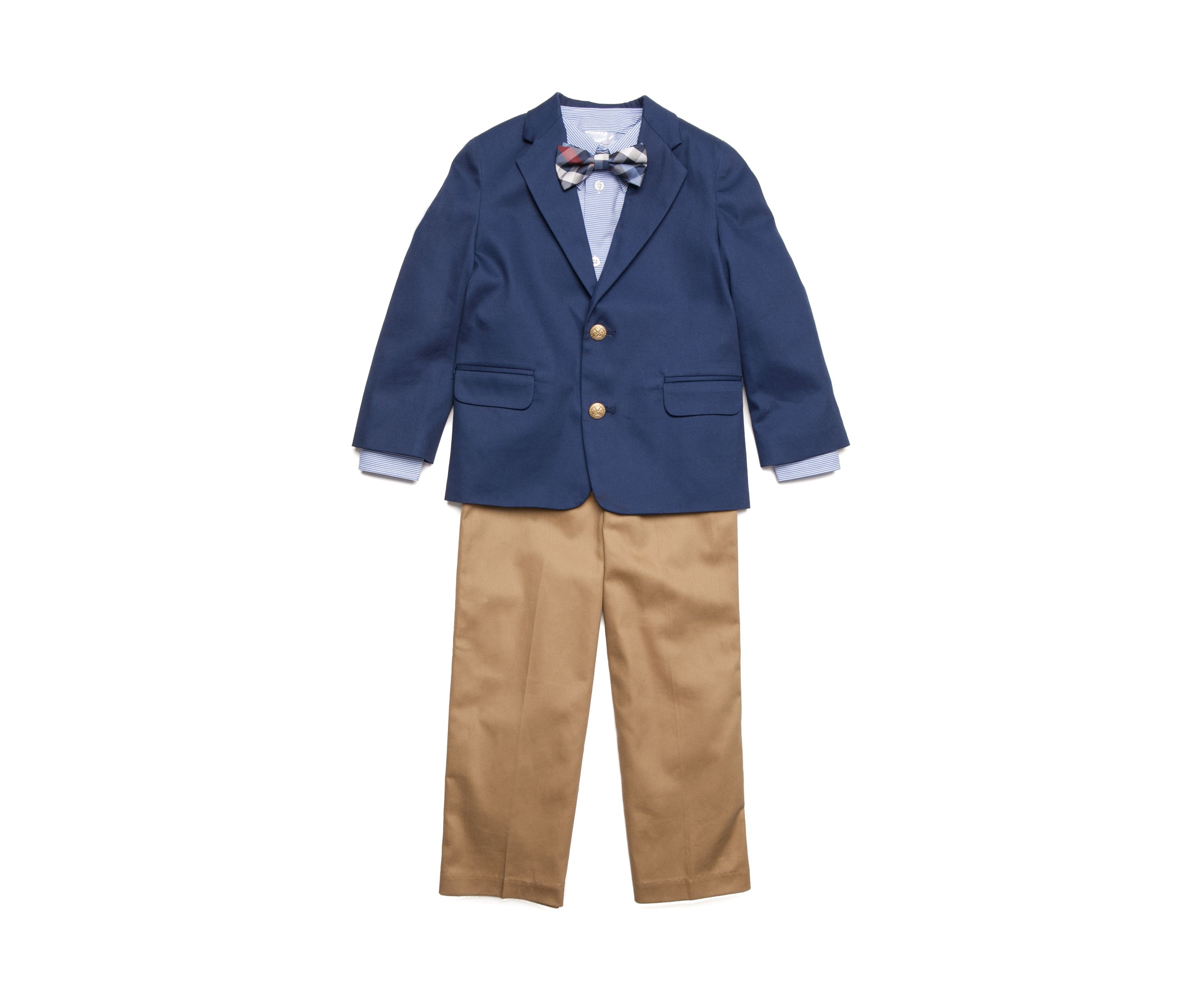 Navy Suit Jacket Set Boys 4-7