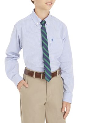 IZOD Boys 8-20 2-Piece Stripe Button Down and Tie Set