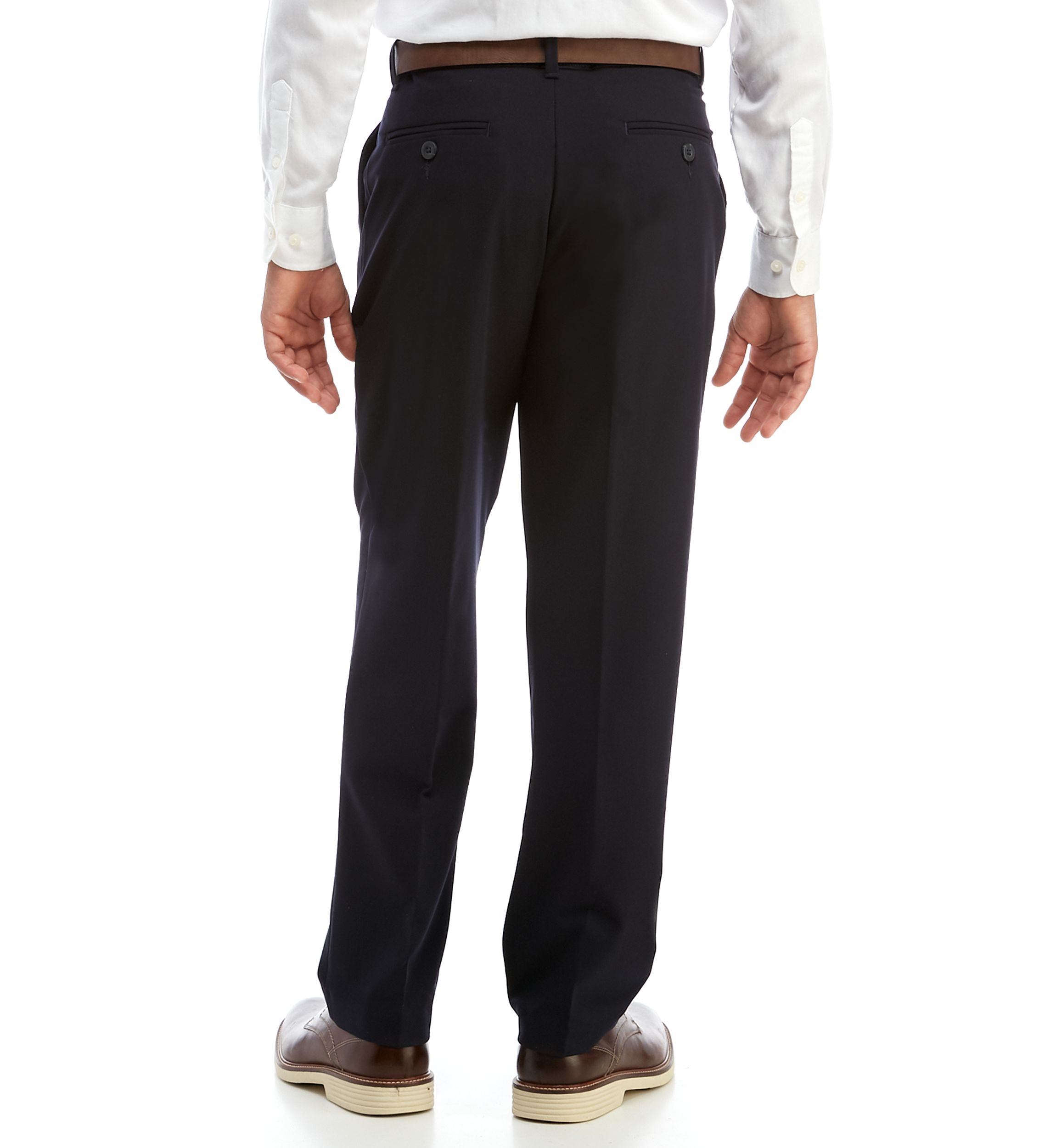 Boys 8-20 Basic Stretch Husky Dress Pants