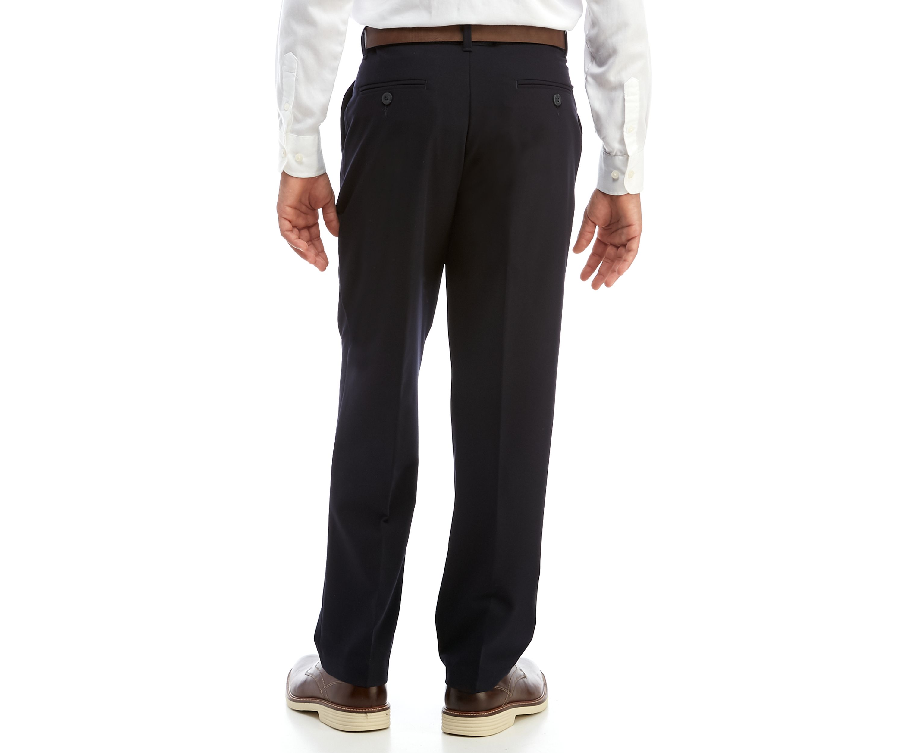 Boys 8-20 Basic Stretch Husky Dress Pants