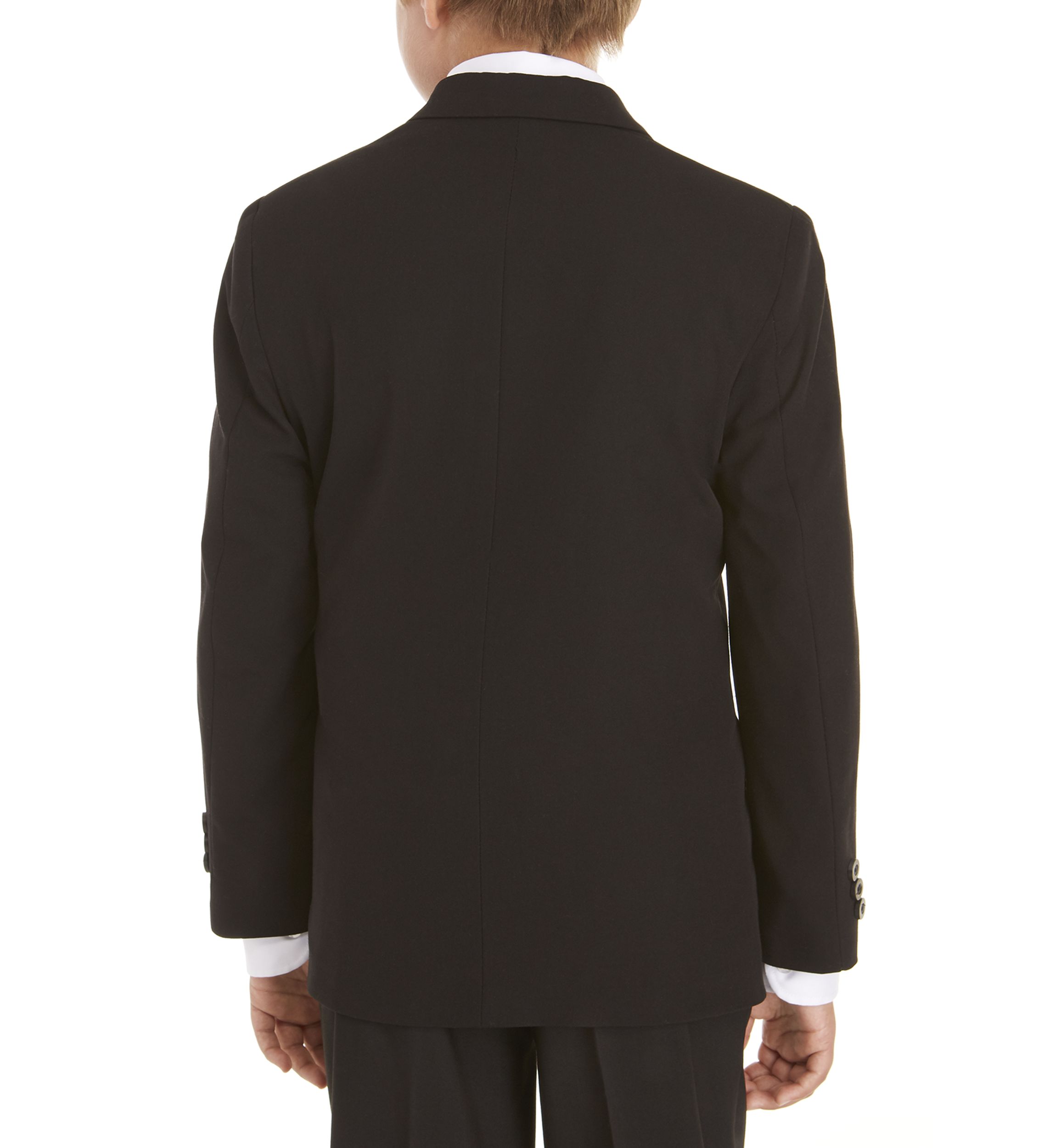 Boys 8-20 Basic Stretch Black Suit Separate Jacket