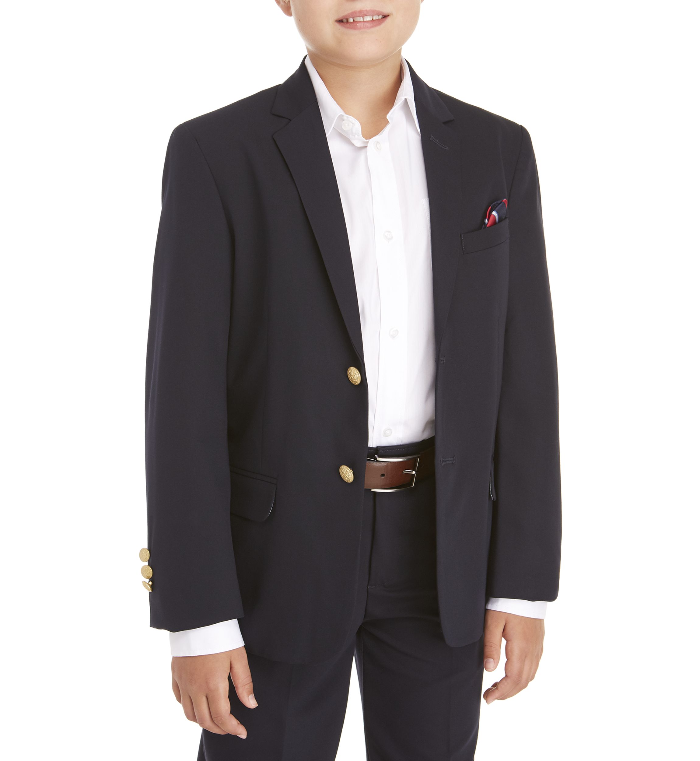 Boys 8-20 Basic Stretch Husky Blazer