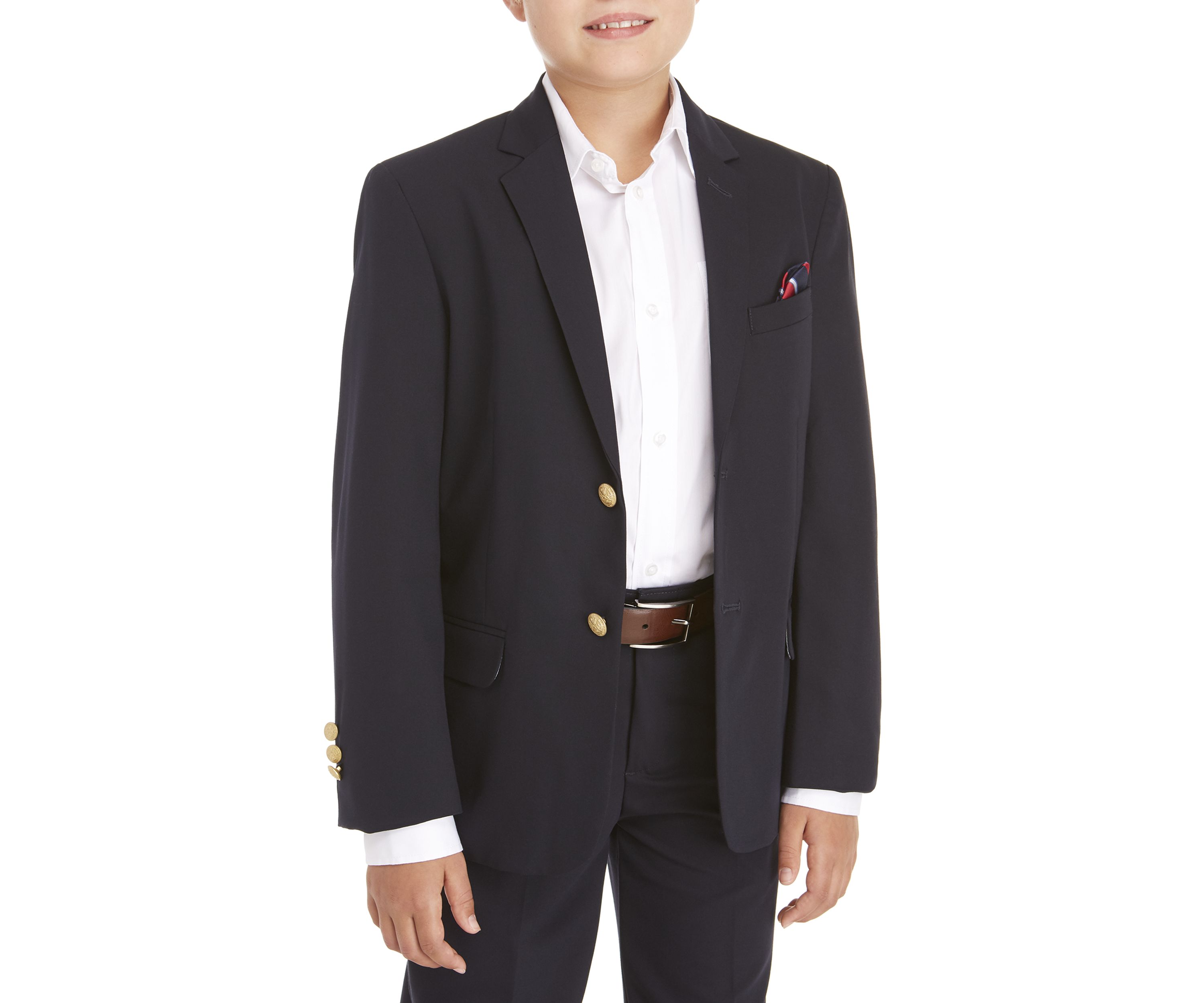Boys 8-20 Basic Stretch Husky Blazer