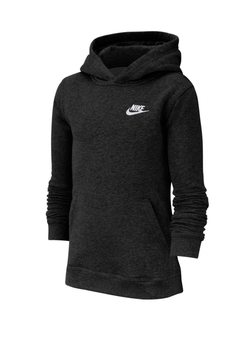 NIKE CLUB FLEECE:M:BLACK/WHITE