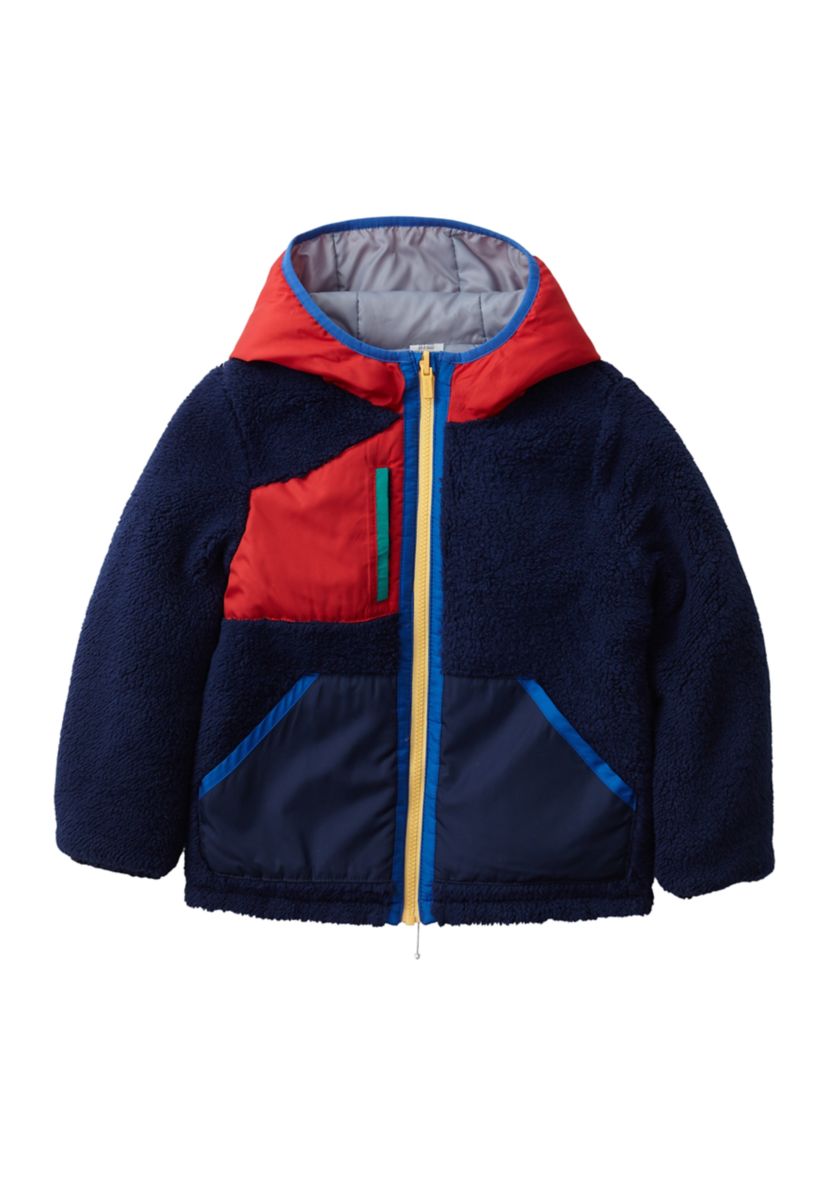 Boys 4-7 Reversible Midweight Sherpa Jacket
