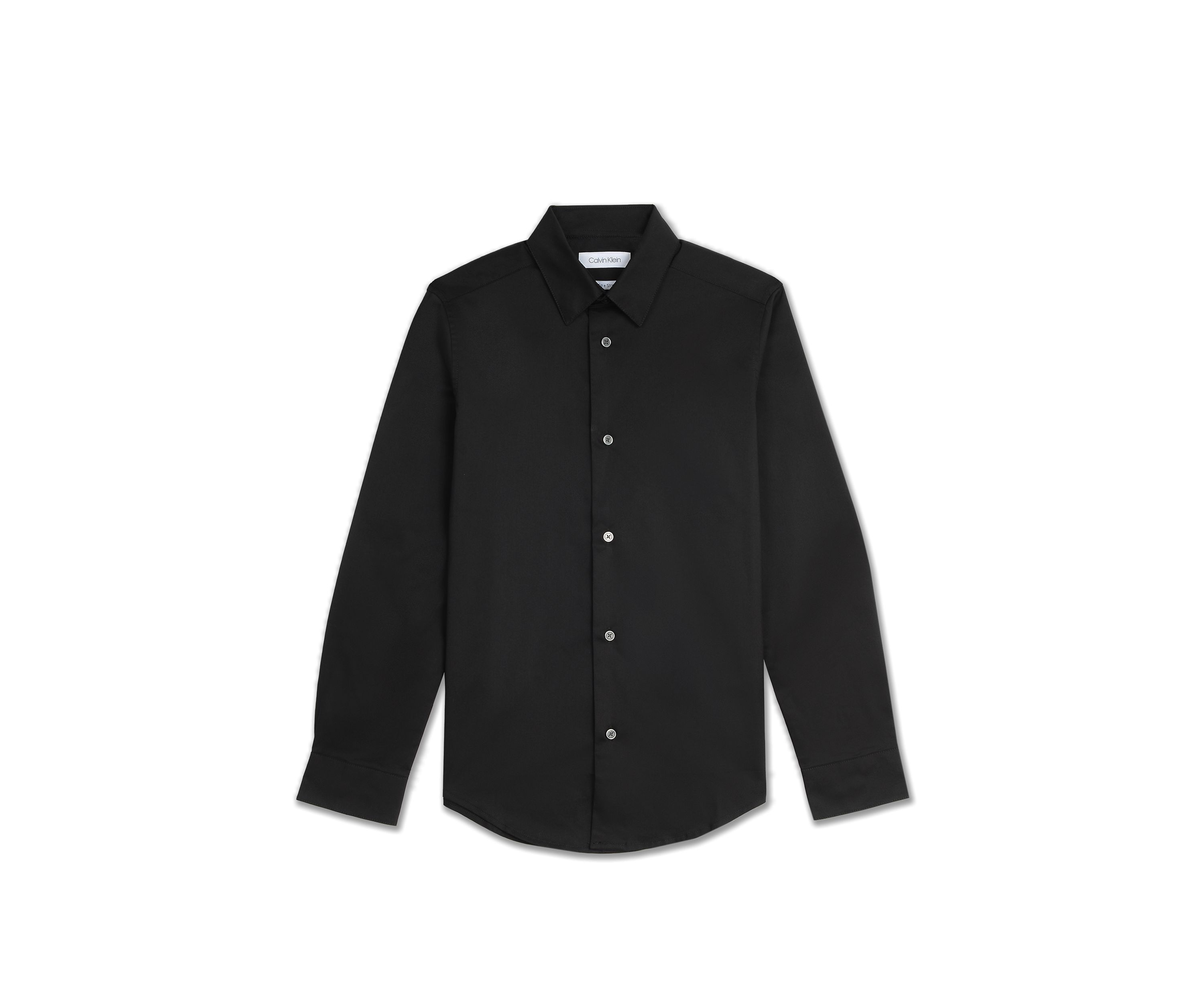 Boys 8-20 Solid Stretch Poplin Shirt