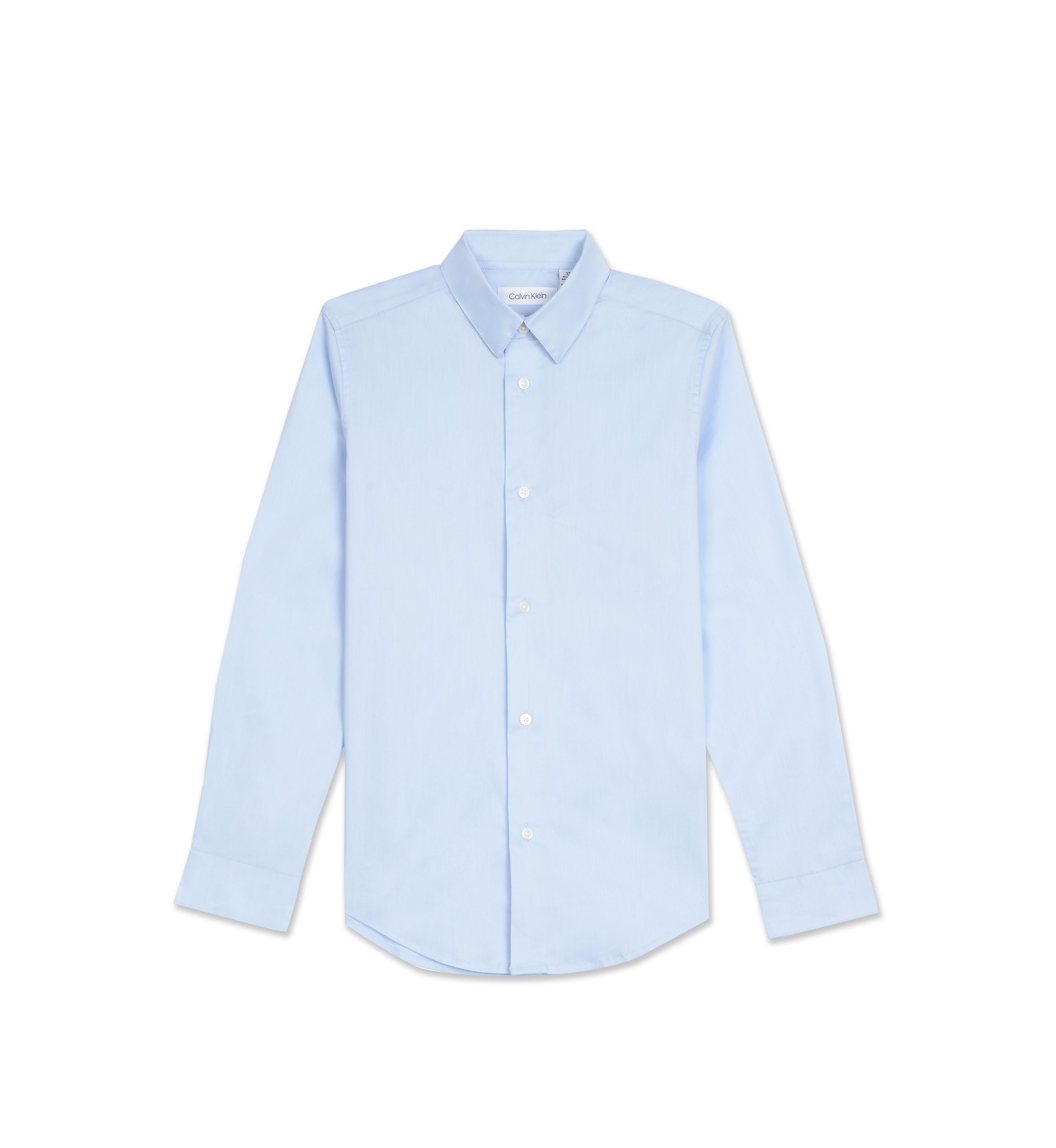Boys 8-20 Solid Stretch Poplin Shirt