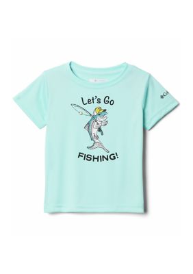 Columbia Toddler PFG Terminal Tackle Lets Go Fishing T Shirt