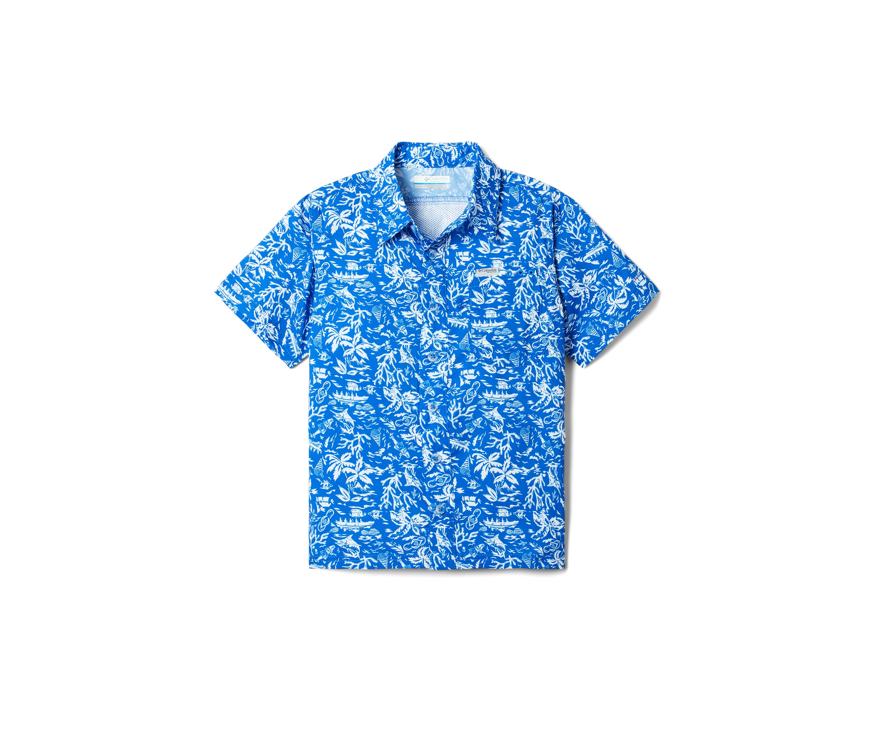 Boys 6-7 Super Slack Tide™ Short Sleeve Camp Shirt