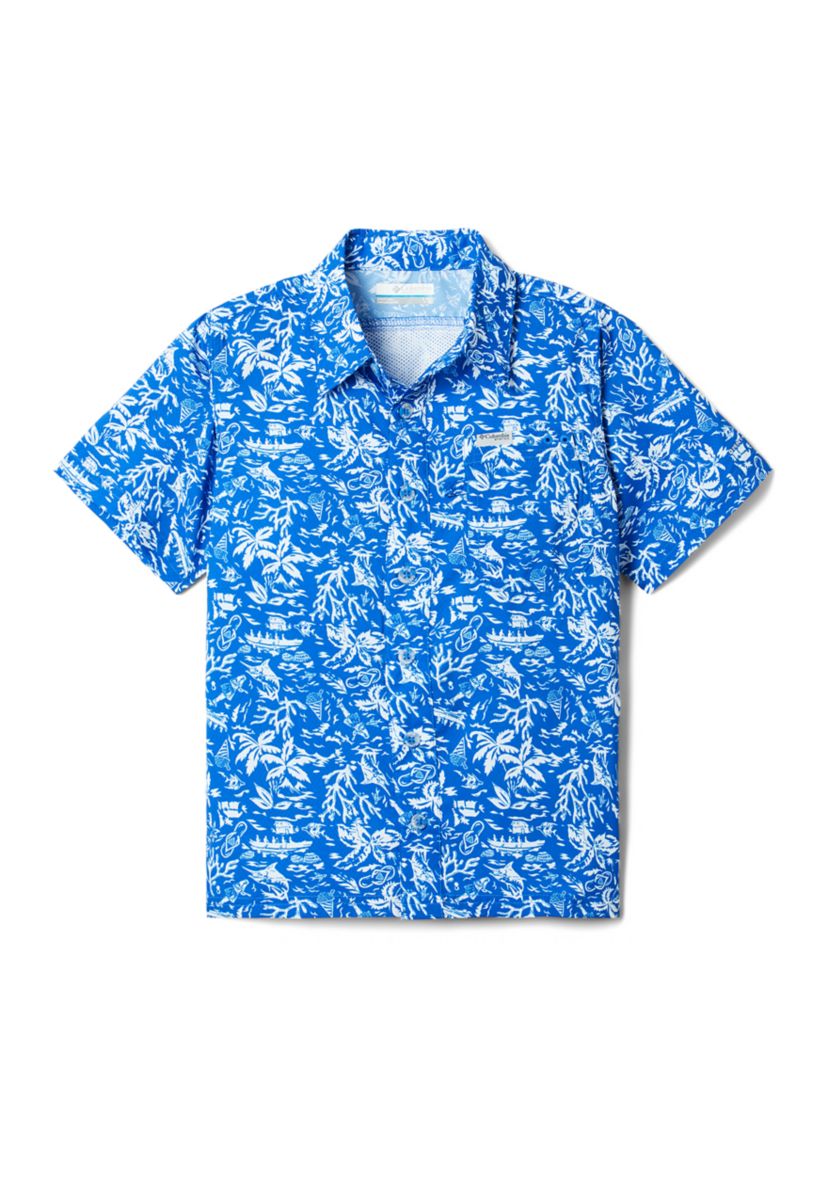 Boys 6-7 Super Slack Tide™ Short Sleeve Camp Shirt