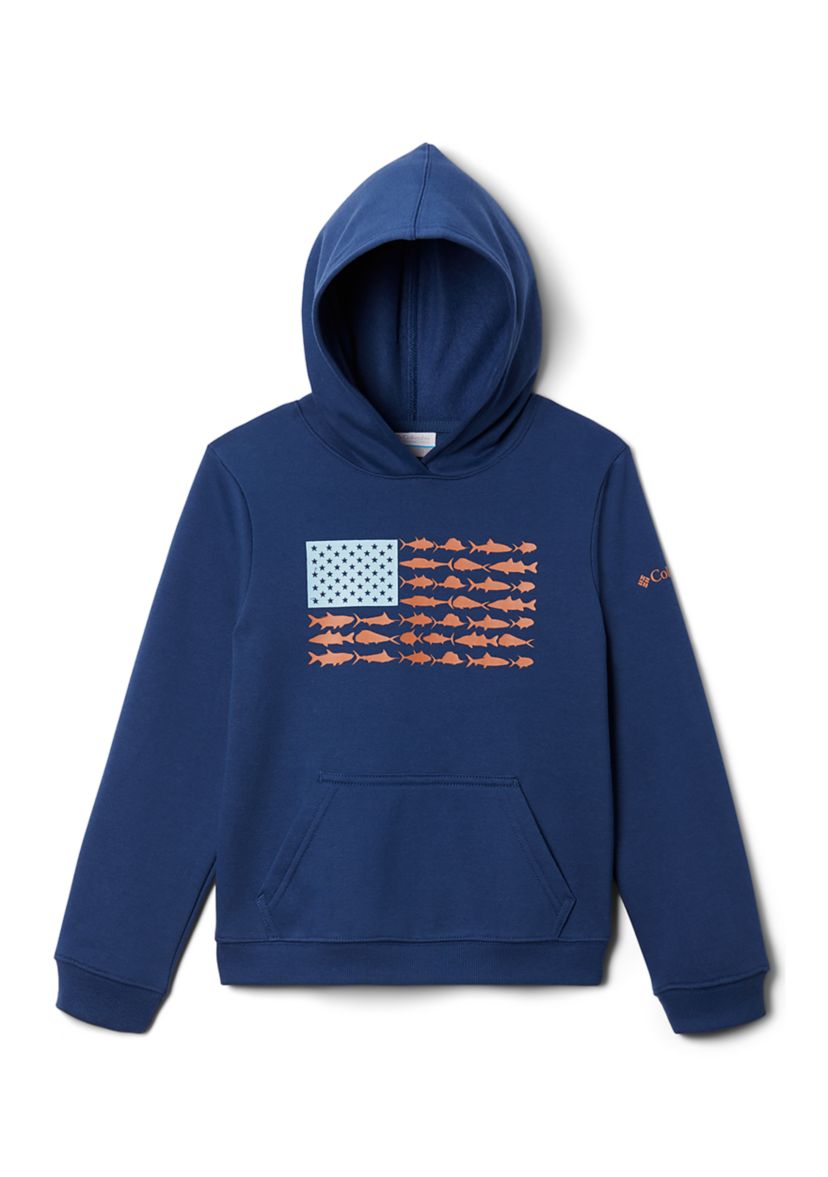 Boys 8-20 Y PFG™ Fish Flag Hoodie